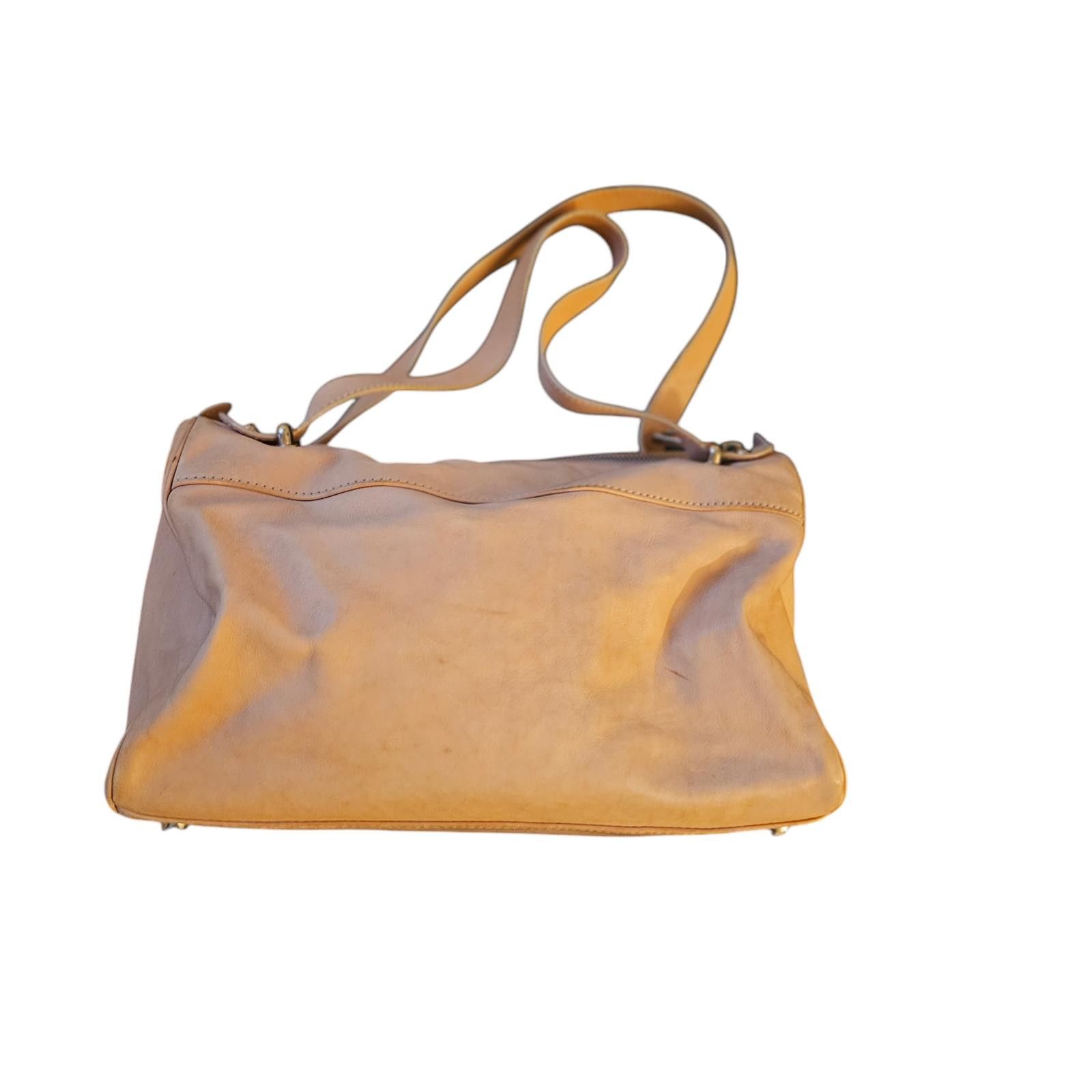 Marc Jacobs Marc Jacobs Peach Leather Double Buckle Pocket Boston Bag Size ONE SIZE - 3 Thumbnail