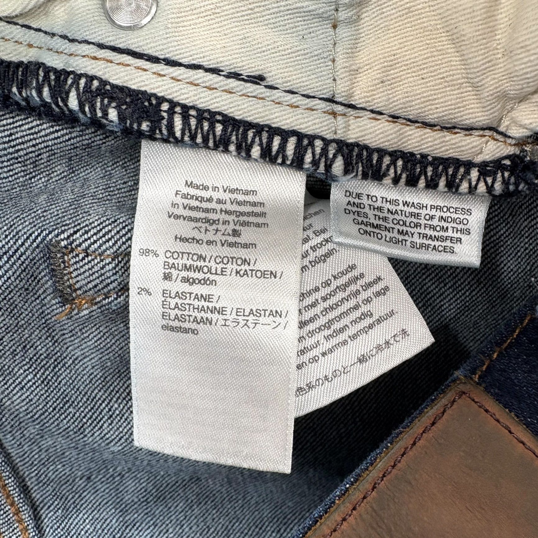 J.Crew J.CREW 484 Slim Taper Jeans Mens 29x30 Blue Dark Wash Stretch Denim Kurabo Shirt? Size US 29 - 7 Thumbnail