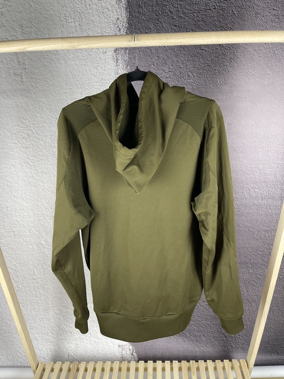 Nike × Vintage Nike vintage y2k khaki center logo swoosh hoodie Size US L / EU 52-54 / 3 - 11 Thumbnail