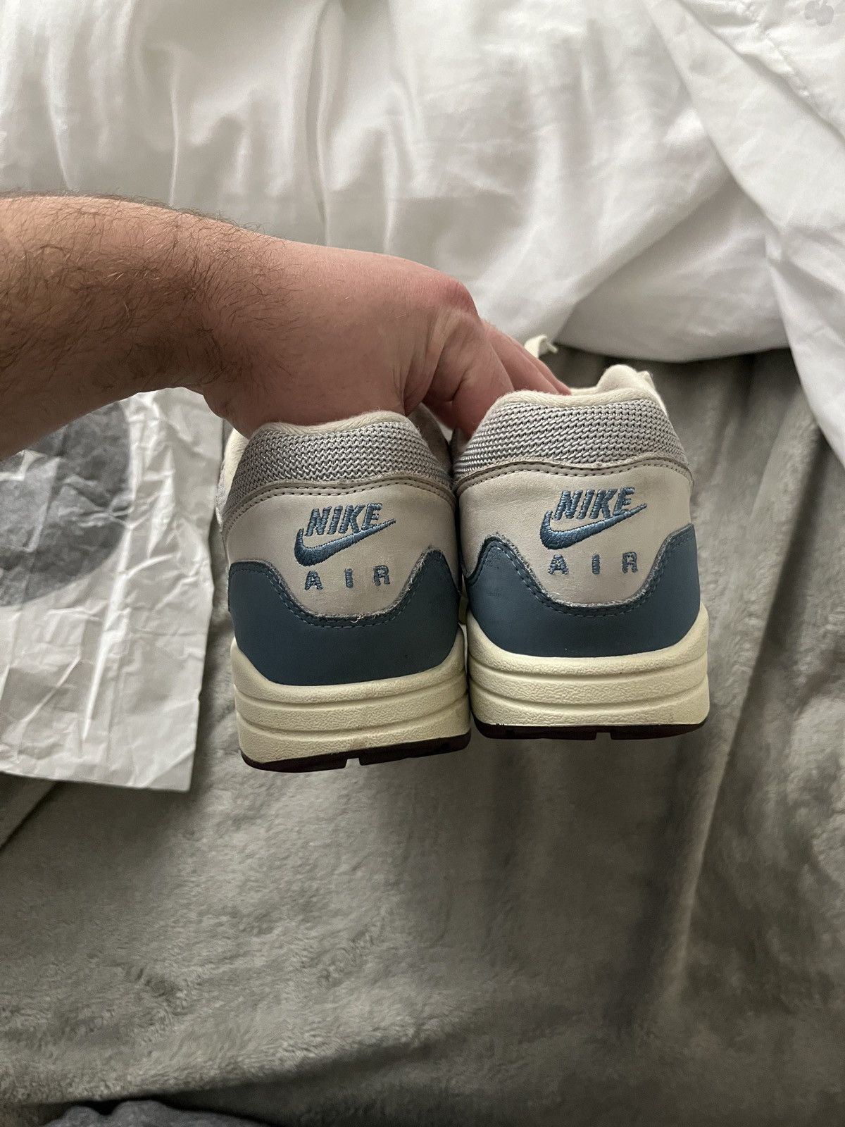 Nike × Patta Nike Air Max 1 Patta Waves Noise Aqua Size US 10.5 / EU 43-44 - 10 Thumbnail