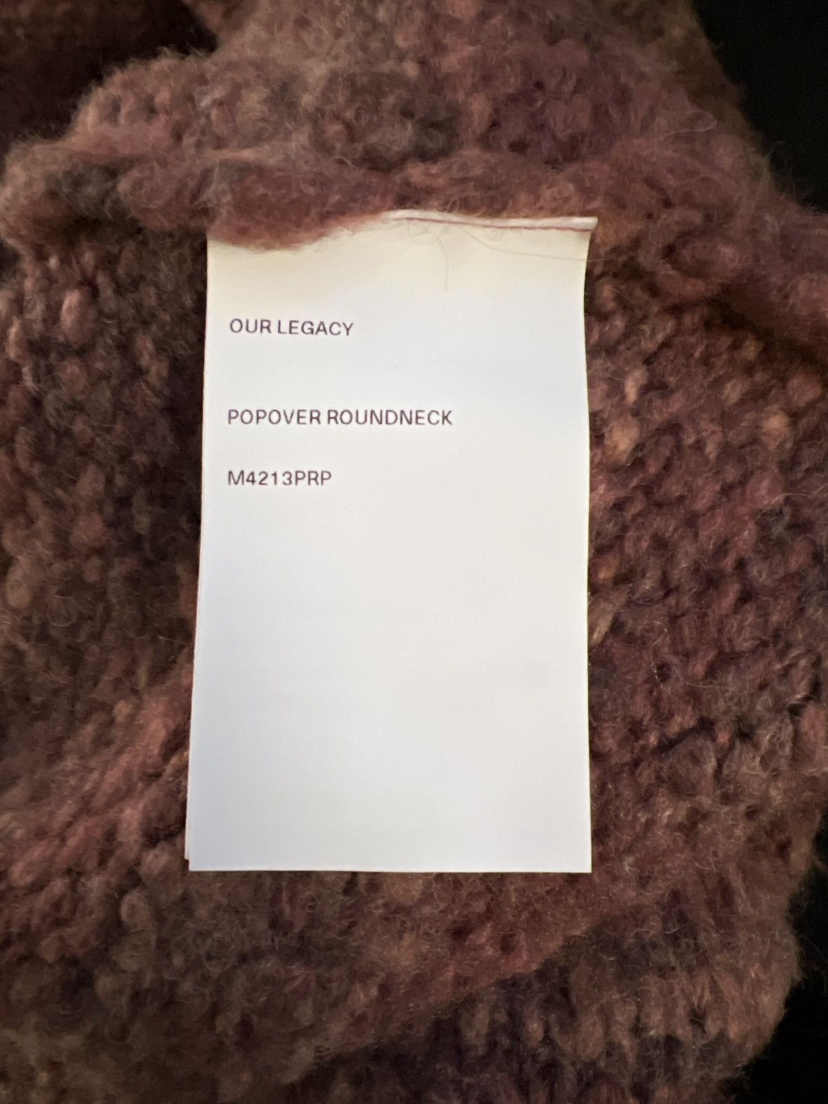Our Legacy Our Legacy Marl Crew Knit Size US S / EU 44-46 / 1 - 6 Thumbnail
