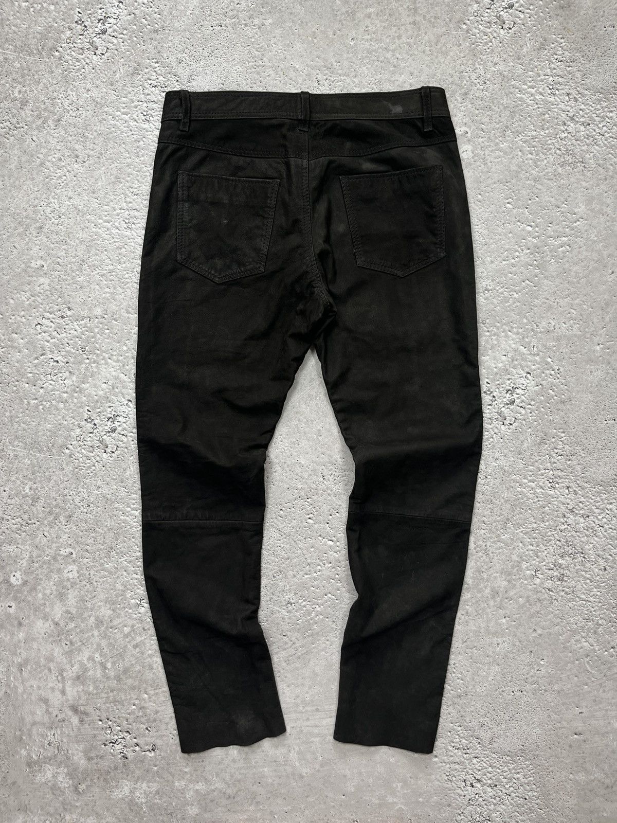 Leather × Vintage Tom Ramsey Black Leather Biker Pants Size 50 Size US 32 / EU 48 - 1 Thumbnail