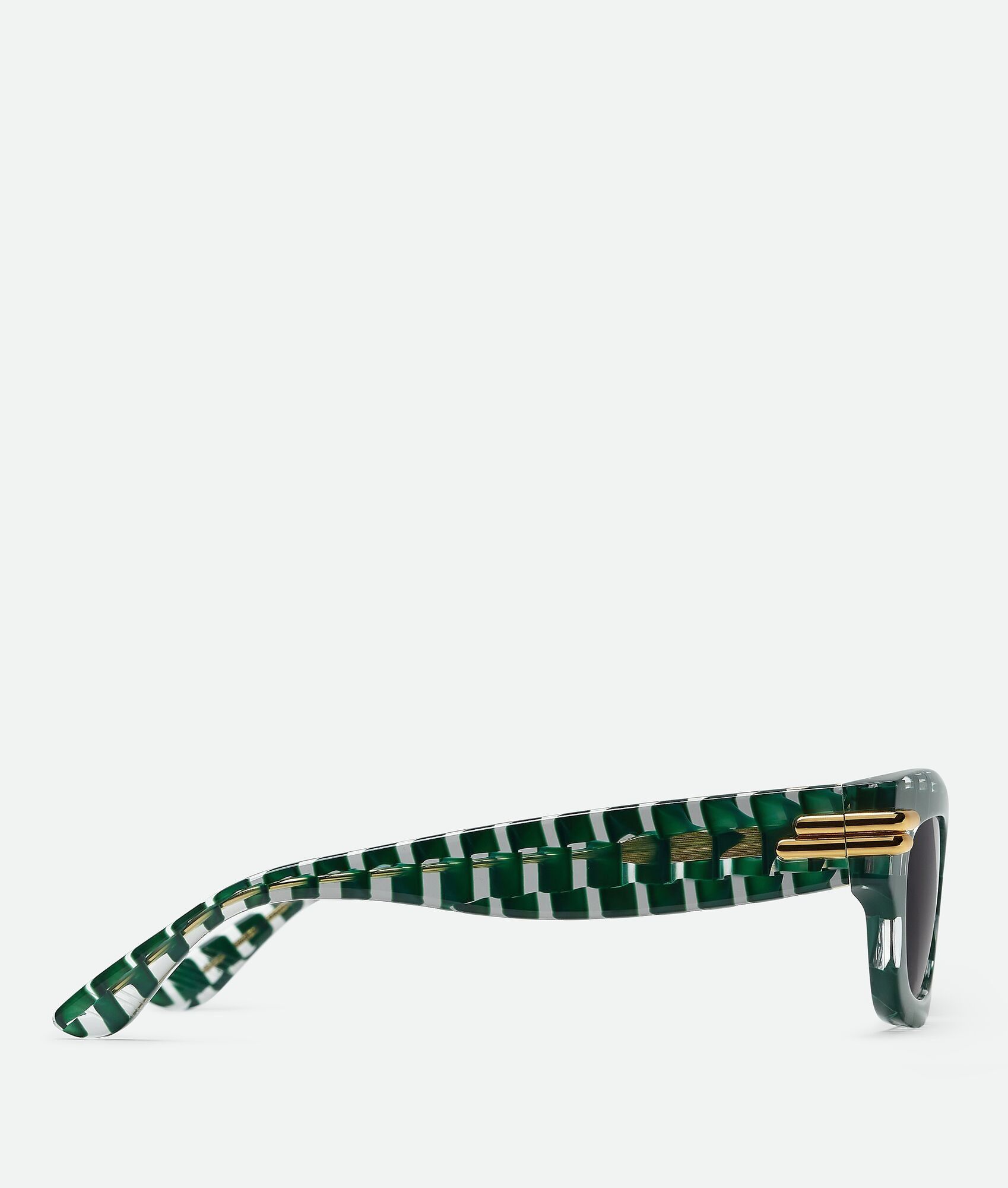 Bottega Veneta o1w1db10126 Size: OS / Mitre Square Sunglasses in Green Size ONE SIZE - 3 Thumbnail