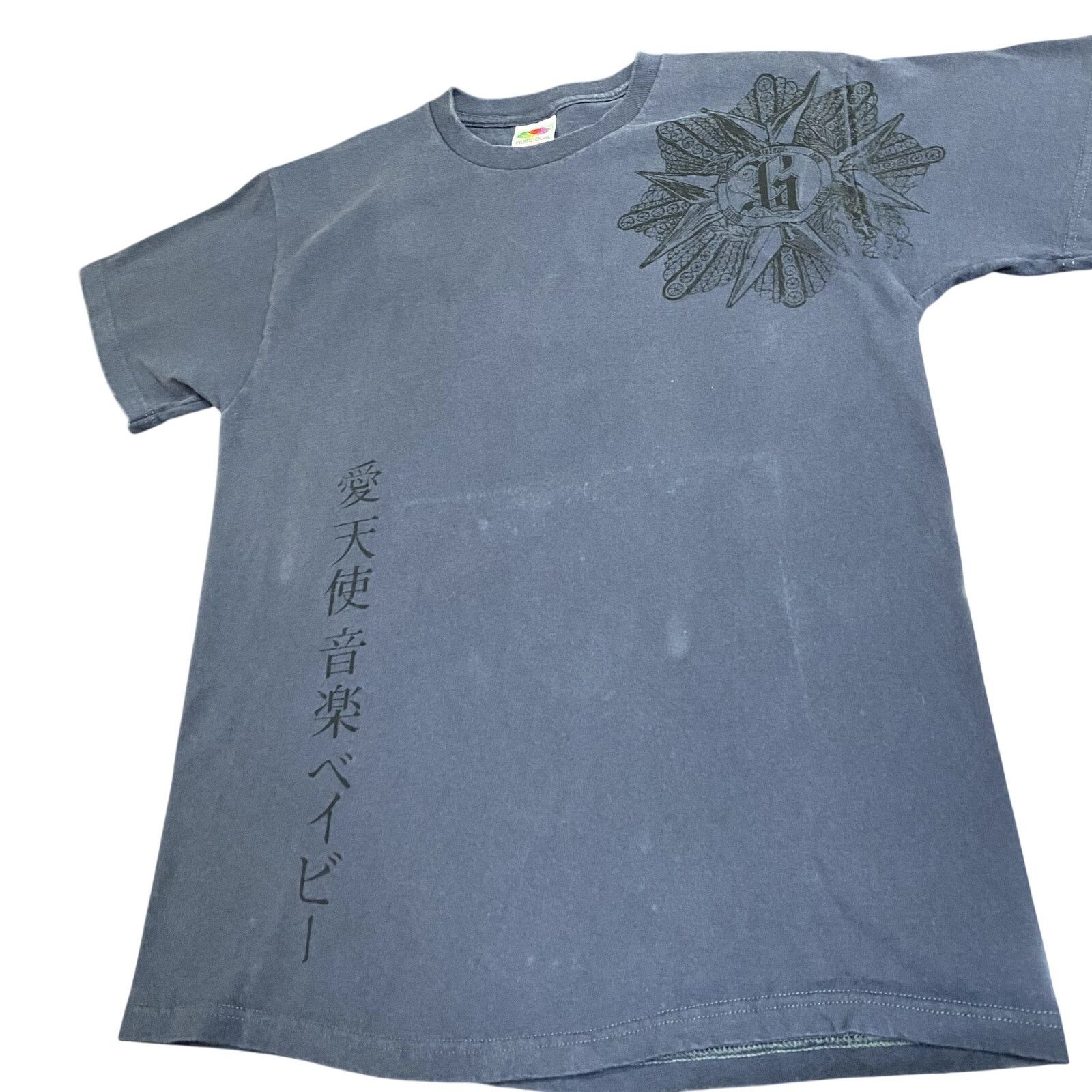 Fruit Of The Loom Y2K Mallgoth Grunge Punk Emo Rock Graphic Tee Shirt sz M Size US M / EU 48-50 / 2 - 2 Thumbnail