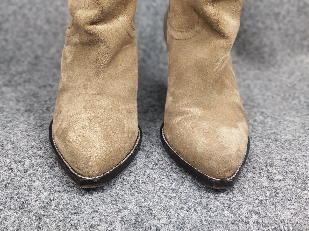 Isabel Marant Isabel Marant Leyane suede cowboy Ankl Boots Vintage Western Size US 10 / IT 40 - 9 Thumbnail
