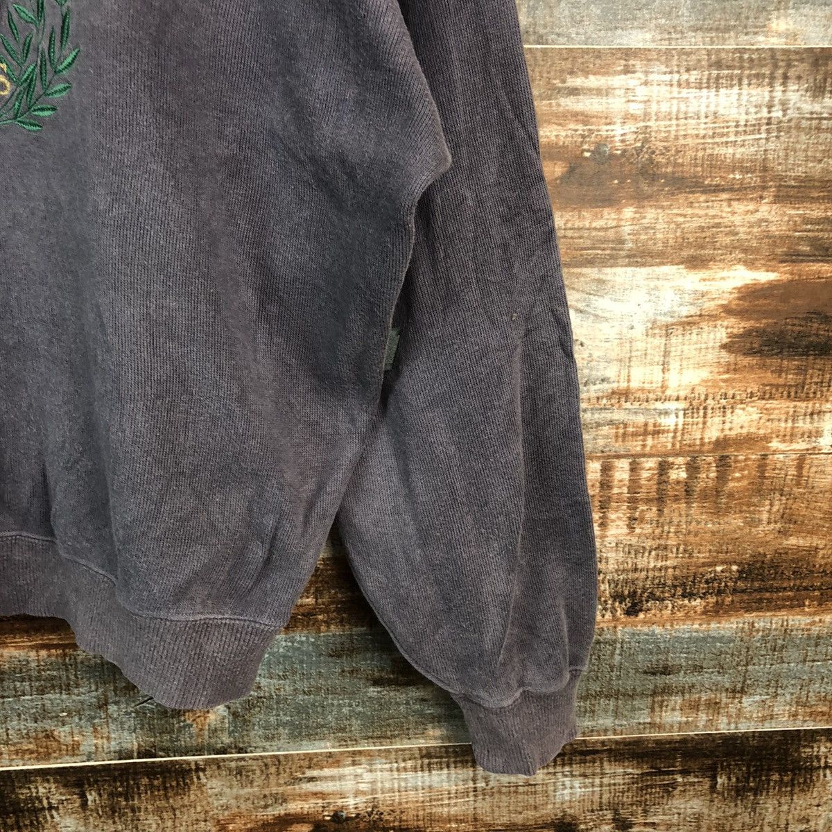 Trussardi Vintage Trussardi Jeans big logo Dark Blue Sweatshirt #A1943 Size US L / EU 52-54 / 3 - 8 Thumbnail