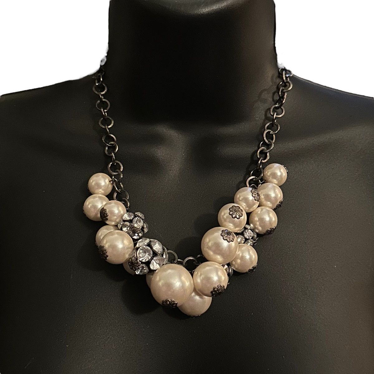 Other Cluster pearl and crystal ball bead necklace Size ONE SIZE - 1 Thumbnail