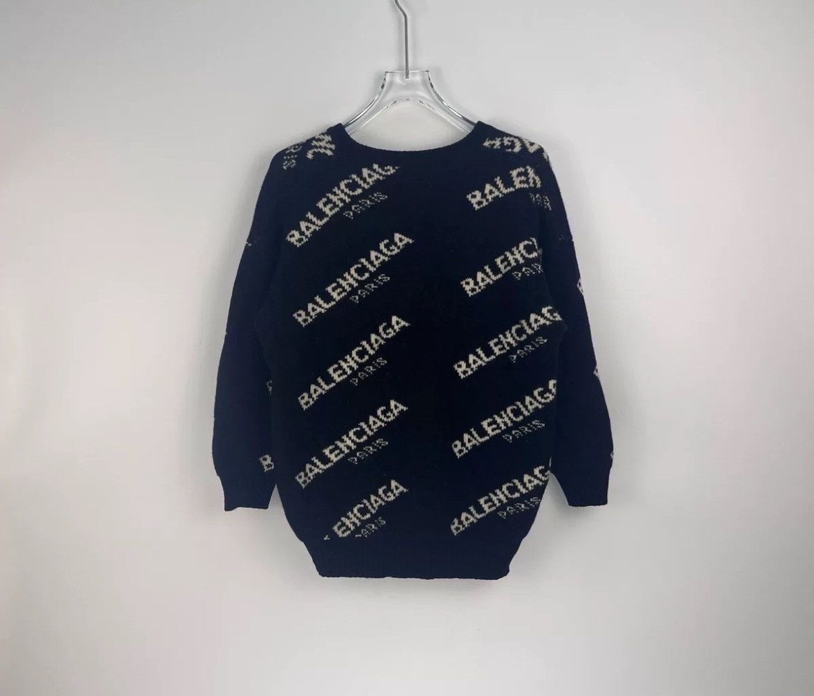 Balenciaga Balenciaga Black Long Sleeve Wool Camel Hair sweater Size US S / EU 44-46 / 1 - 4 Thumbnail