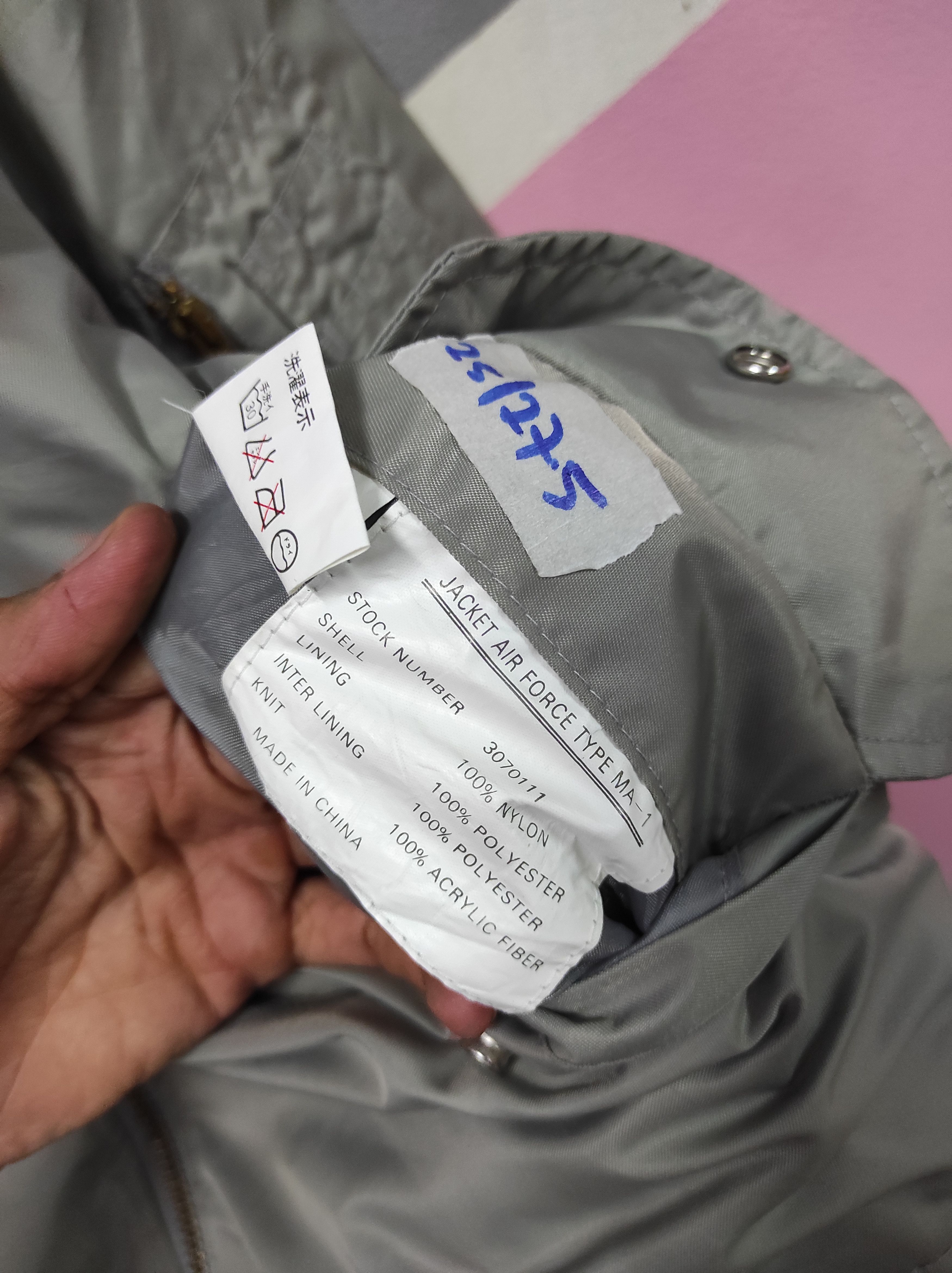 Other AIR FORCE TYPE MA 1 REVESIBLE BOMBER JACKET Size US L / EU 52-54 / 3 - 8 Thumbnail