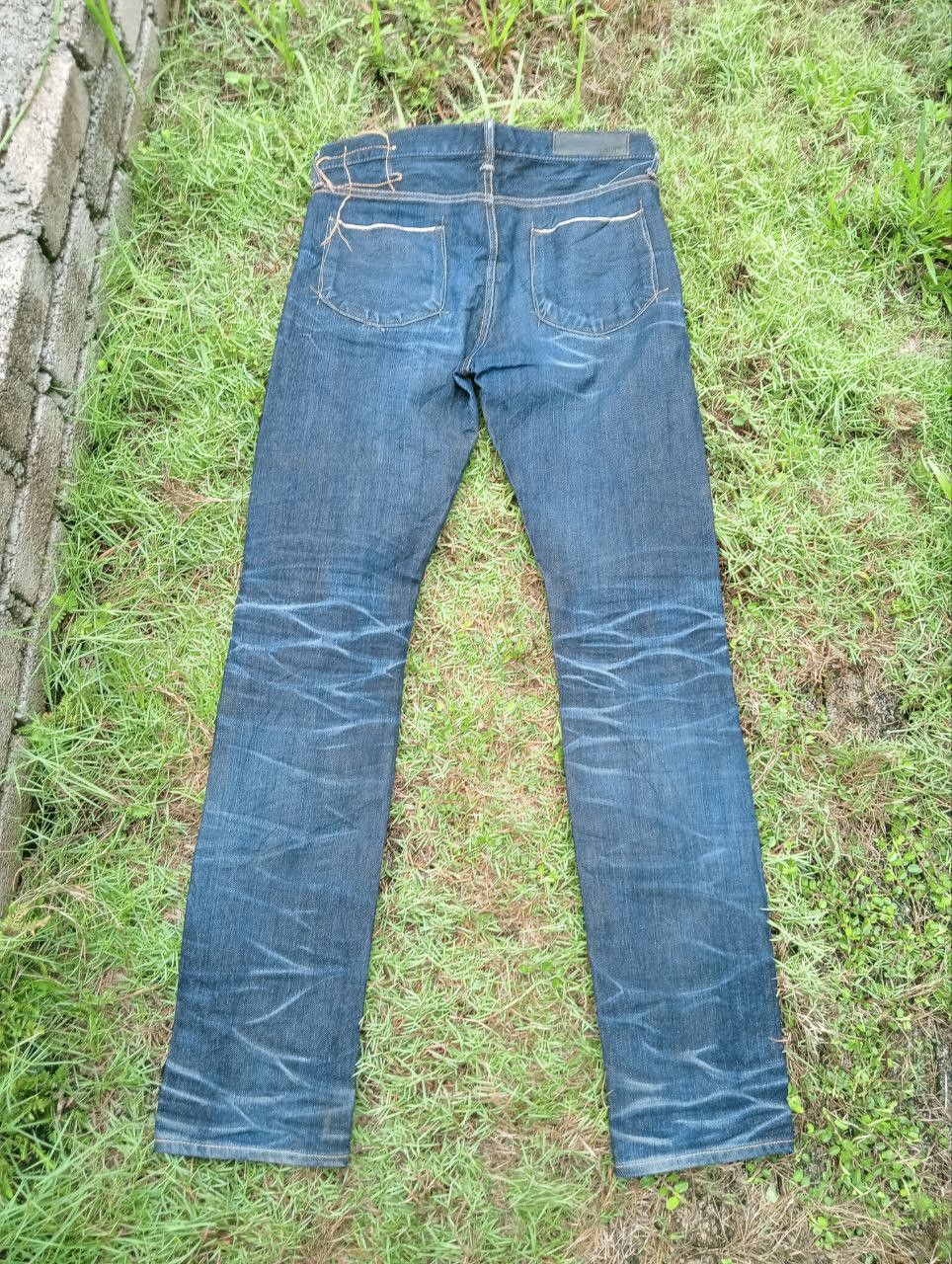 KURO JAPANESE KURO FIBRO SELVEDGE JEANS - MADE IN JAPAN Size US 32 / EU 48 - 11 Thumbnail
