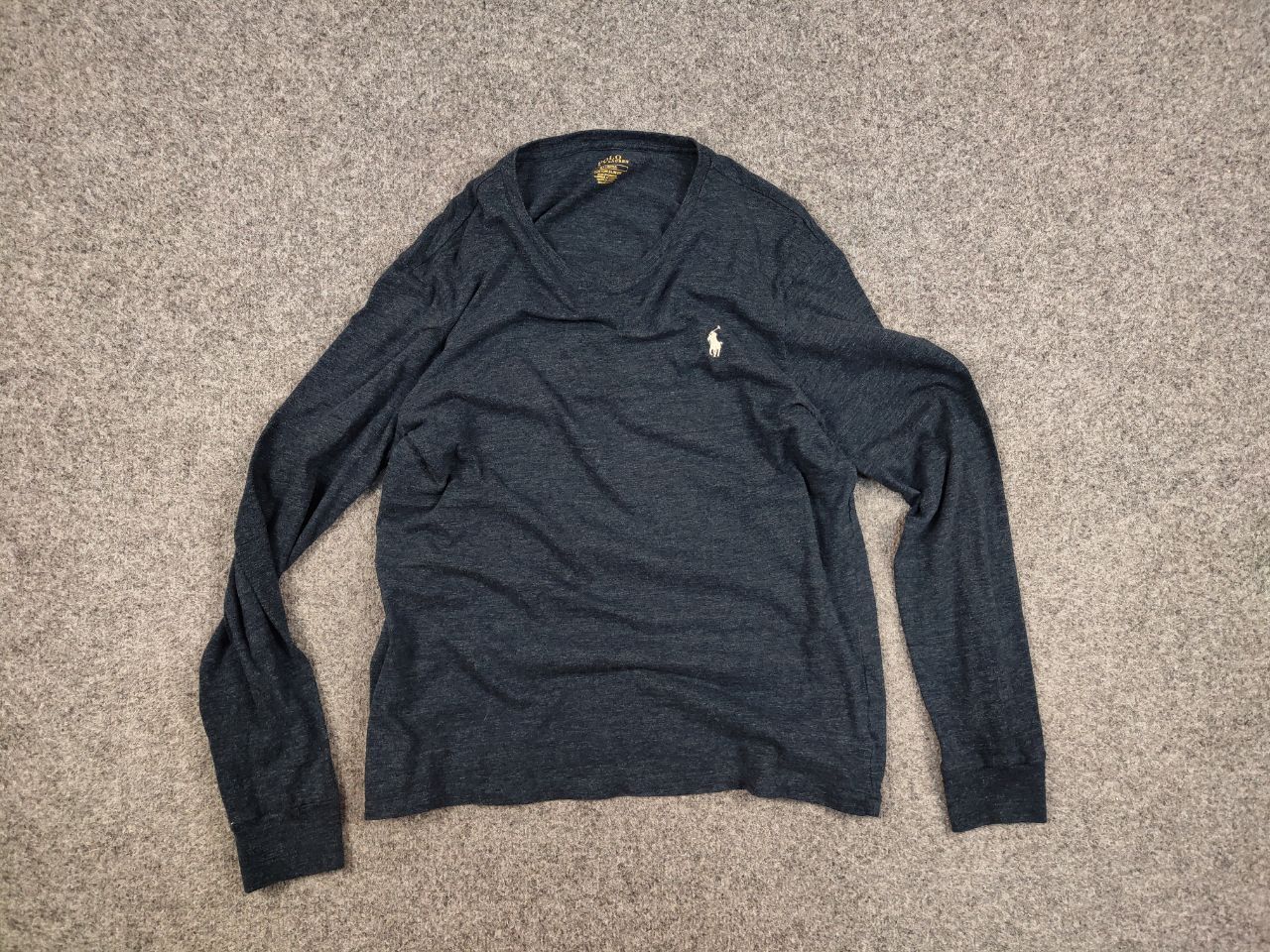 Polo Ralph Lauren Polo Ralph Lauren light long sleeve Dark Blue logo t shirt Size US M / EU 48-50 / 2 - 7 Thumbnail