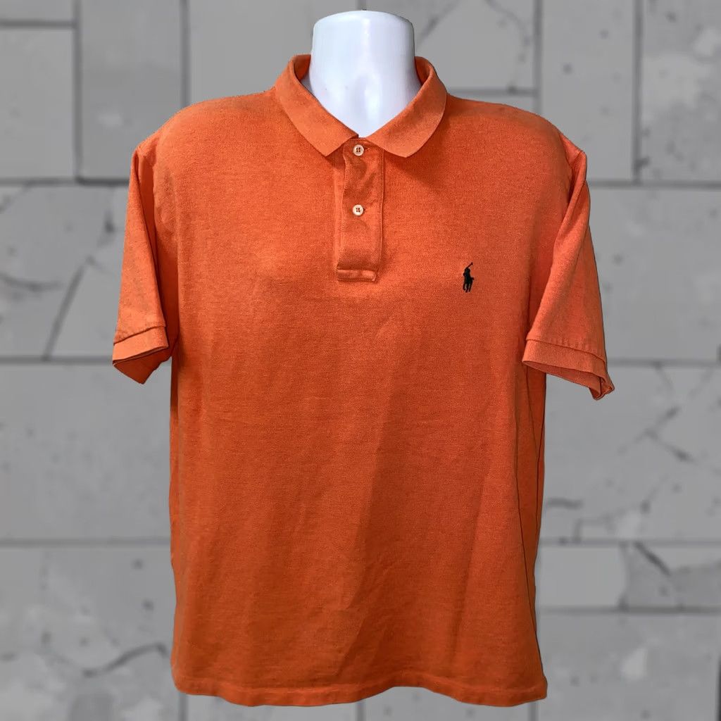 Polo Ralph Lauren Polo Ralph Lauren Mens Polo Shirt Short Sleeve Orange 2XL Golf Shirt Regular Cotton Vintage: No Size US XXL / EU 58 / 5 - 1 Thumbnail