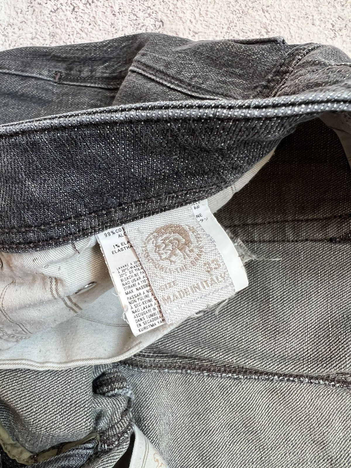 Diesel × Vintage Vintage Y2K Diesel Denim Jeans Size US 33 - 8 Thumbnail