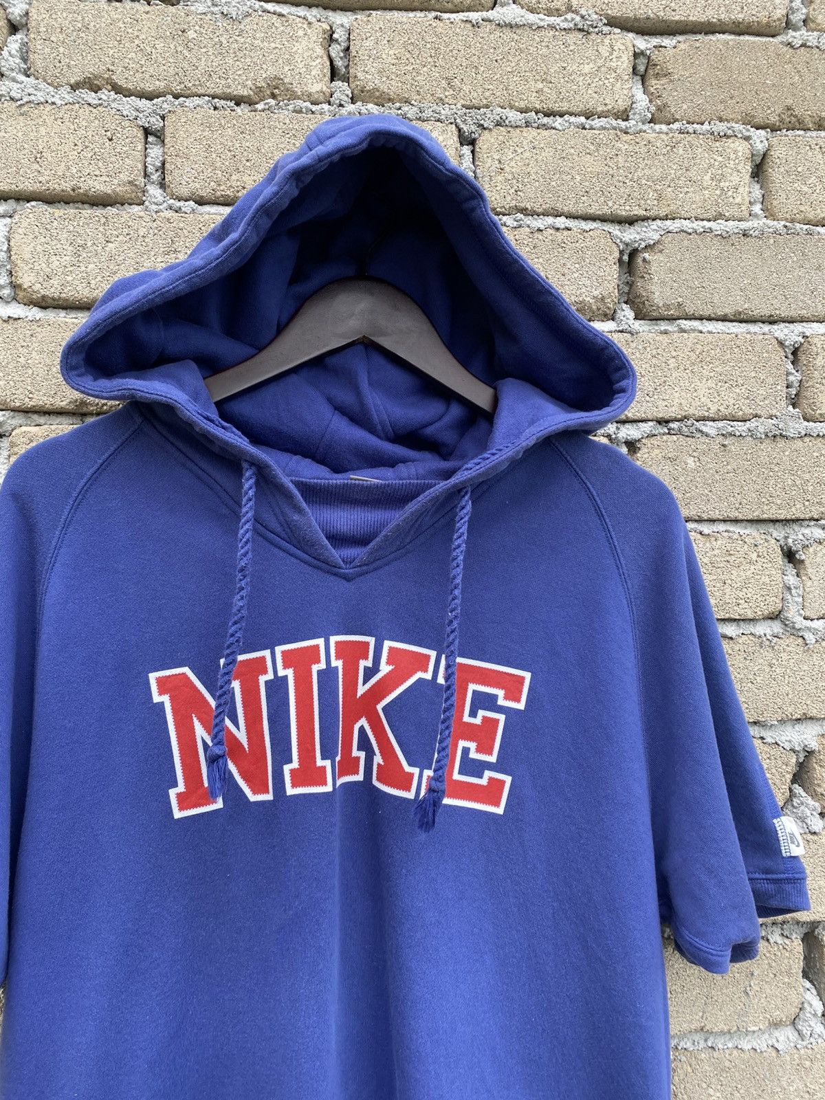 Nike Nike Spellout Hoodie Short Sleeve Size US L / EU 52-54 / 3 - 6 Thumbnail