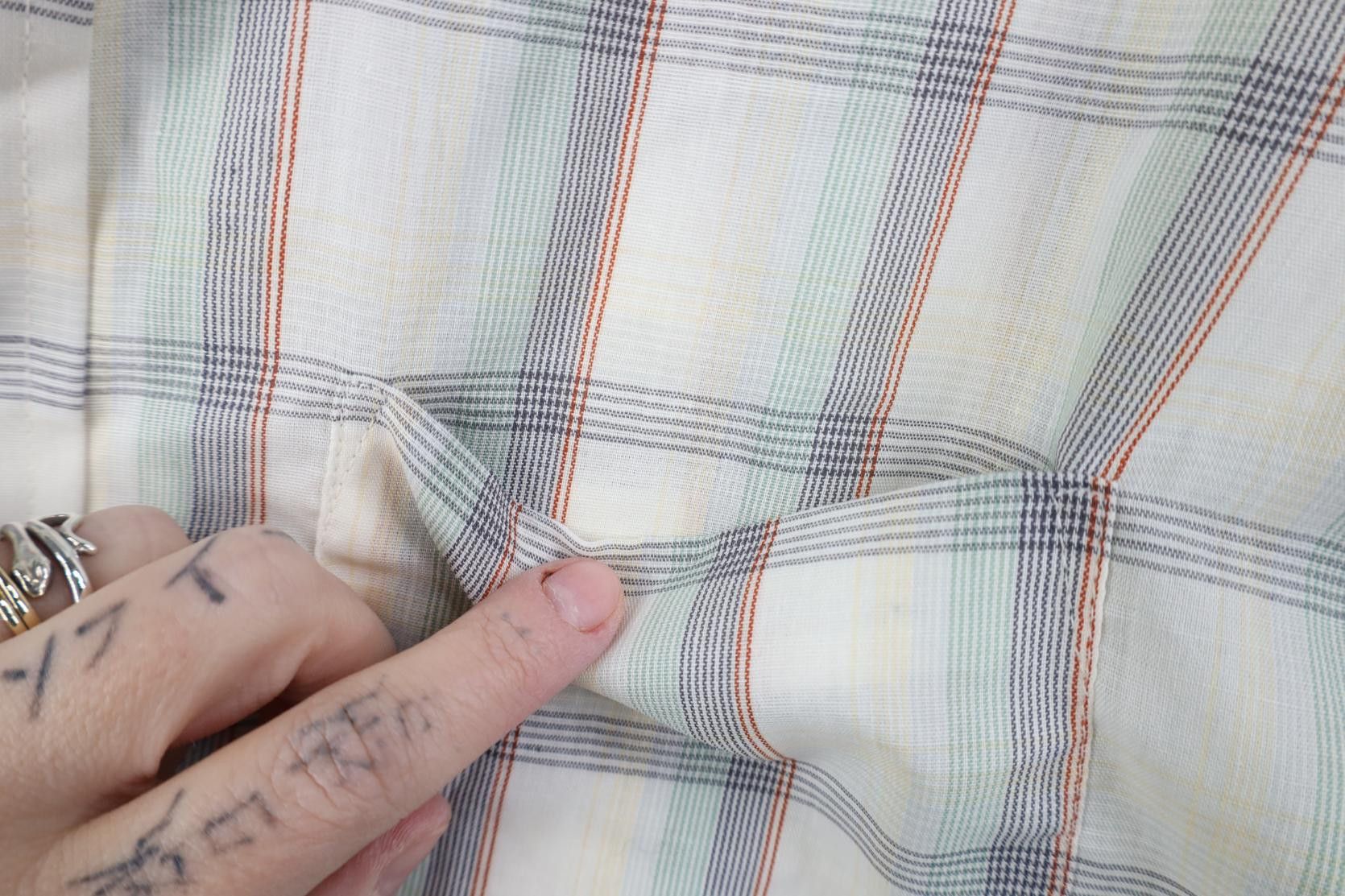 Vintage Vintage 70s Streetwear Rainbow Dagger Collar Button Shirt Size US M / EU 48-50 / 2 - 4 Thumbnail