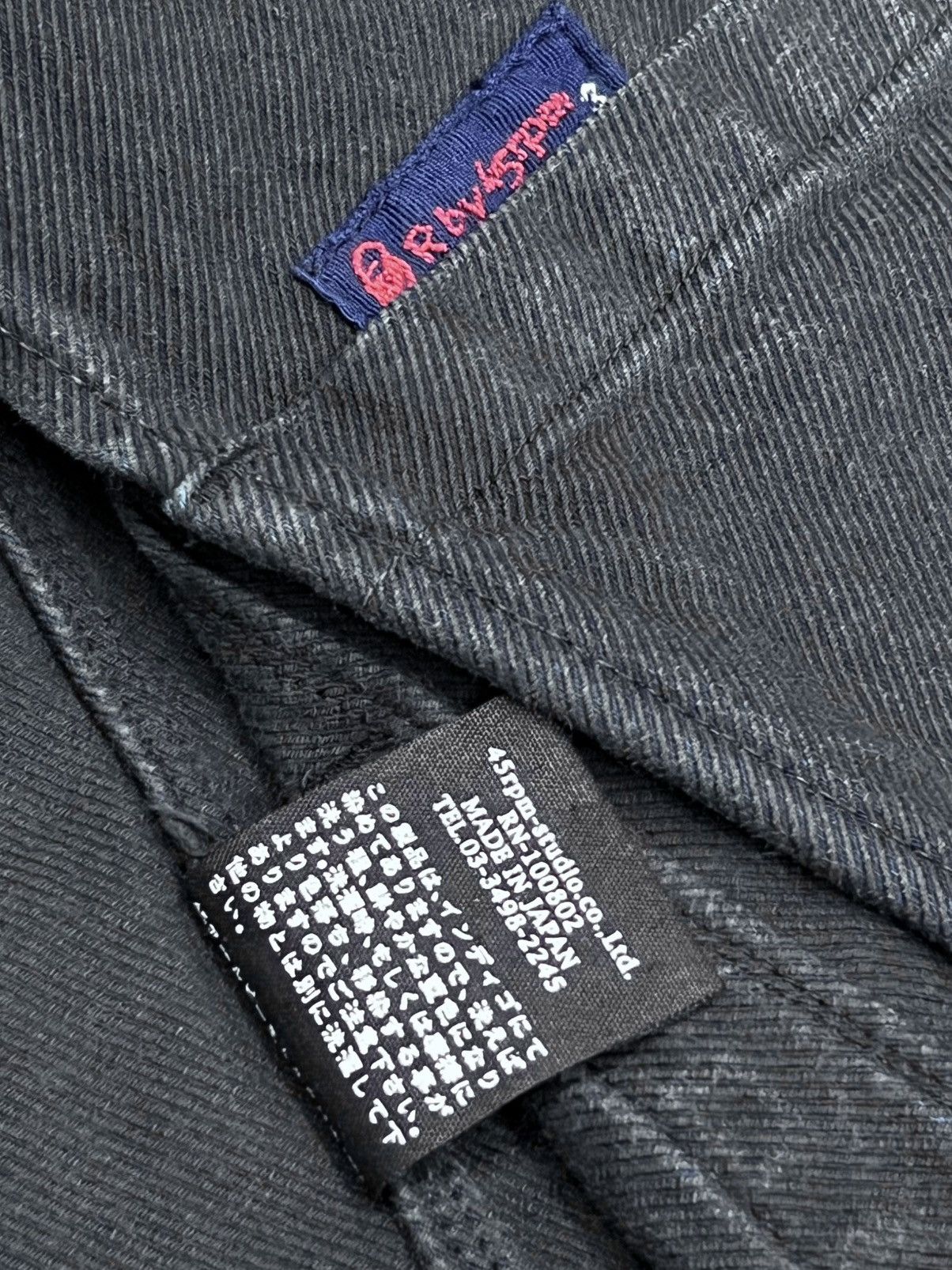 45rpm 45RPM Japan Grunge Slate Stretch Denim Tailored Chore Jacket Size US S / EU 44-46 / 1 - 6 Thumbnail