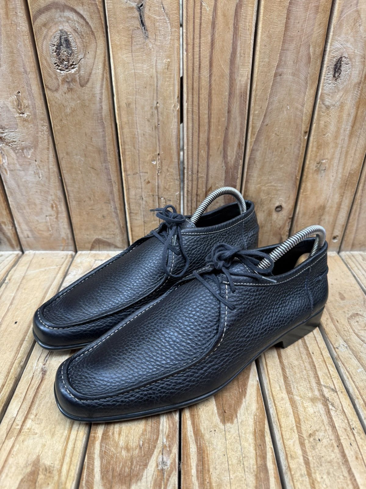 J.M. Weston J.M Weston Men’s black dress leather shoes sz UK 7.5 D Size US 8.5 / EU 41-42 - 1 Thumbnail