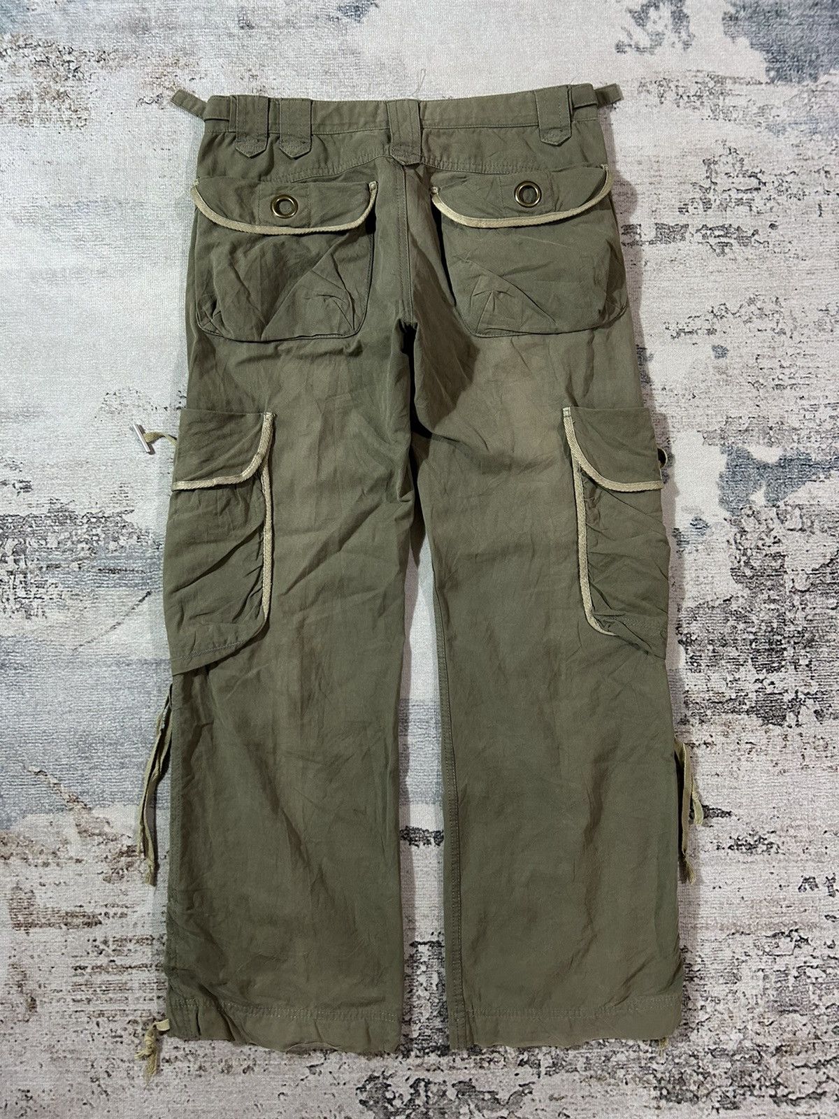 PPFM × Tornado Mart 2000s Military Tough Jeans Multi Cargo Pants Size US 32 / EU 48 - 5 Thumbnail
