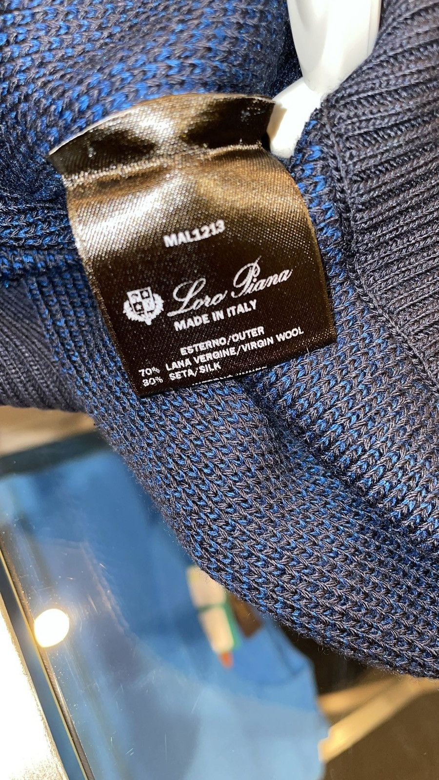 Loro Piana o1loc1c1023 Sweater in Blue Size US L / EU 52-54 / 3 - 6 Thumbnail