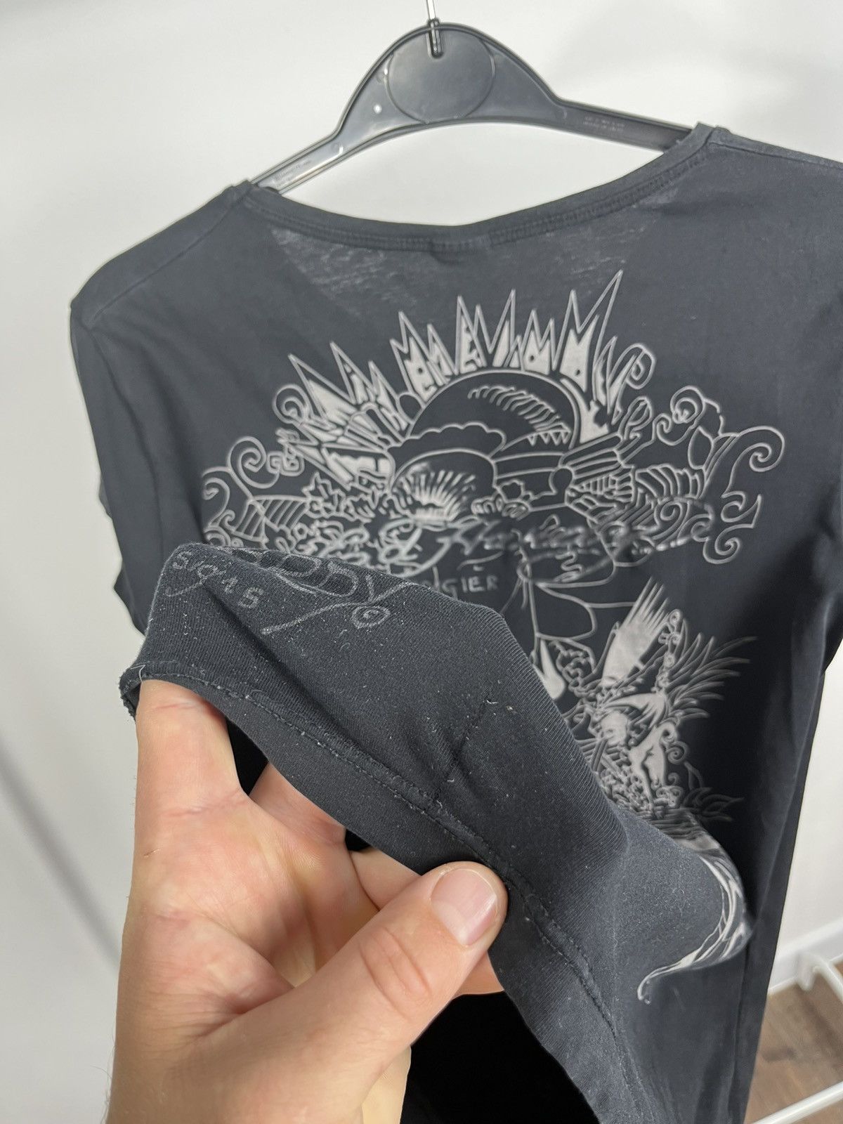 Ed Hardy Ed Hardy Love Dagger Graphic T-Shirt Black Women’s Size M / US 6-8 / IT 42-44 - 12 Thumbnail