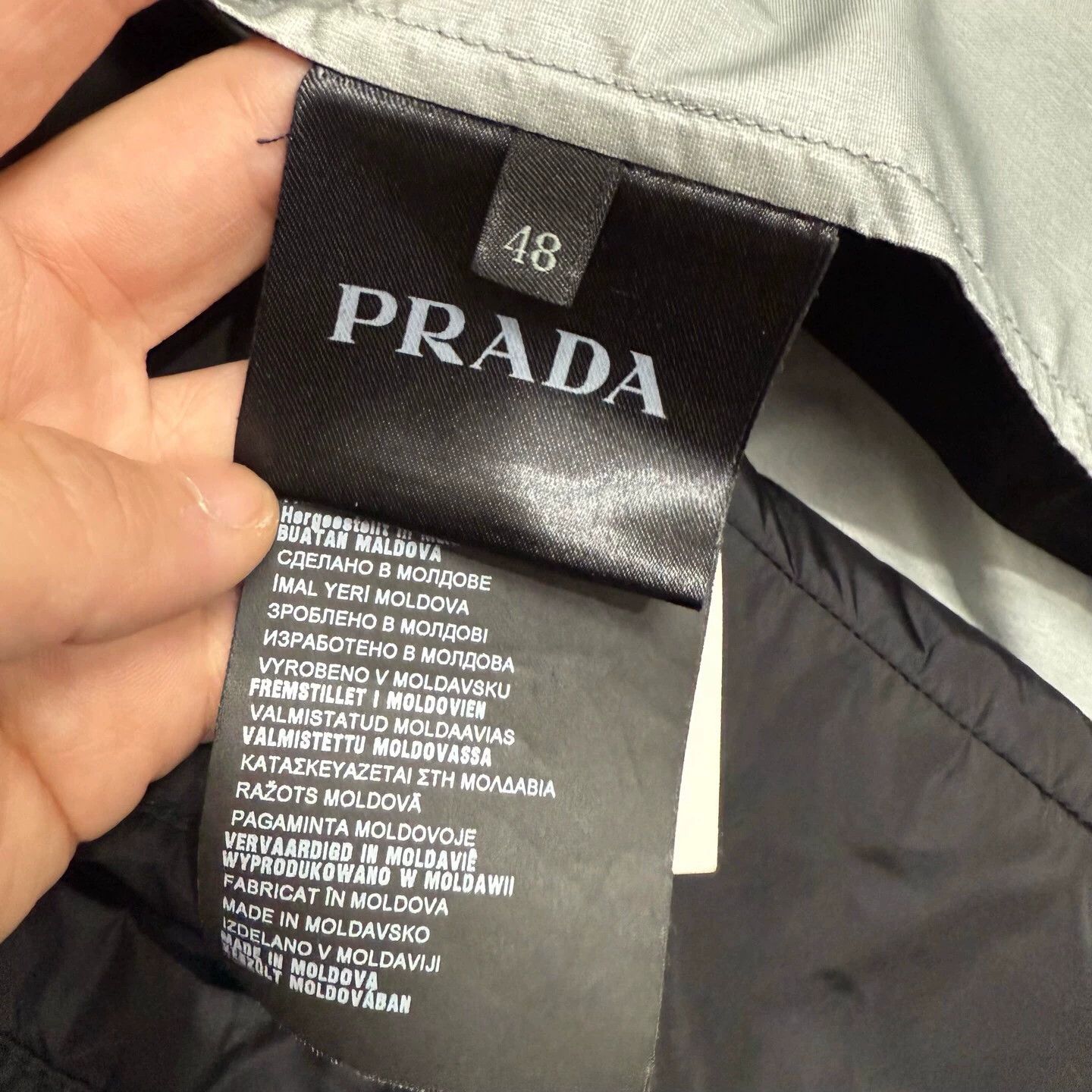 Prada Prada Black 2-in-One Detachable Shell Jacket 48 95new Size US M / EU 48-50 / 2 - 5 Thumbnail
