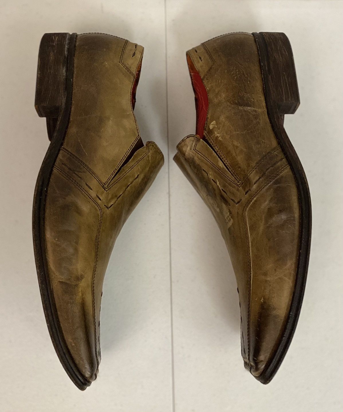 Mark Nason Vintage Y2K Mark Nason 🇮🇹 Distress Rock Stitch Loafer 13 New Size US 13 / EU 46 - 4 Thumbnail
