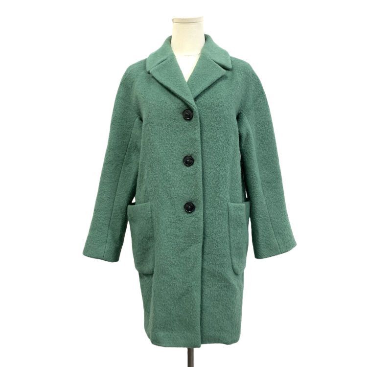 Weekend Max Mara Weekend Max Mara Green Wool Blend Coat Size 36 Size XS / US 0-2 / IT 36-38 - 1 Thumbnail