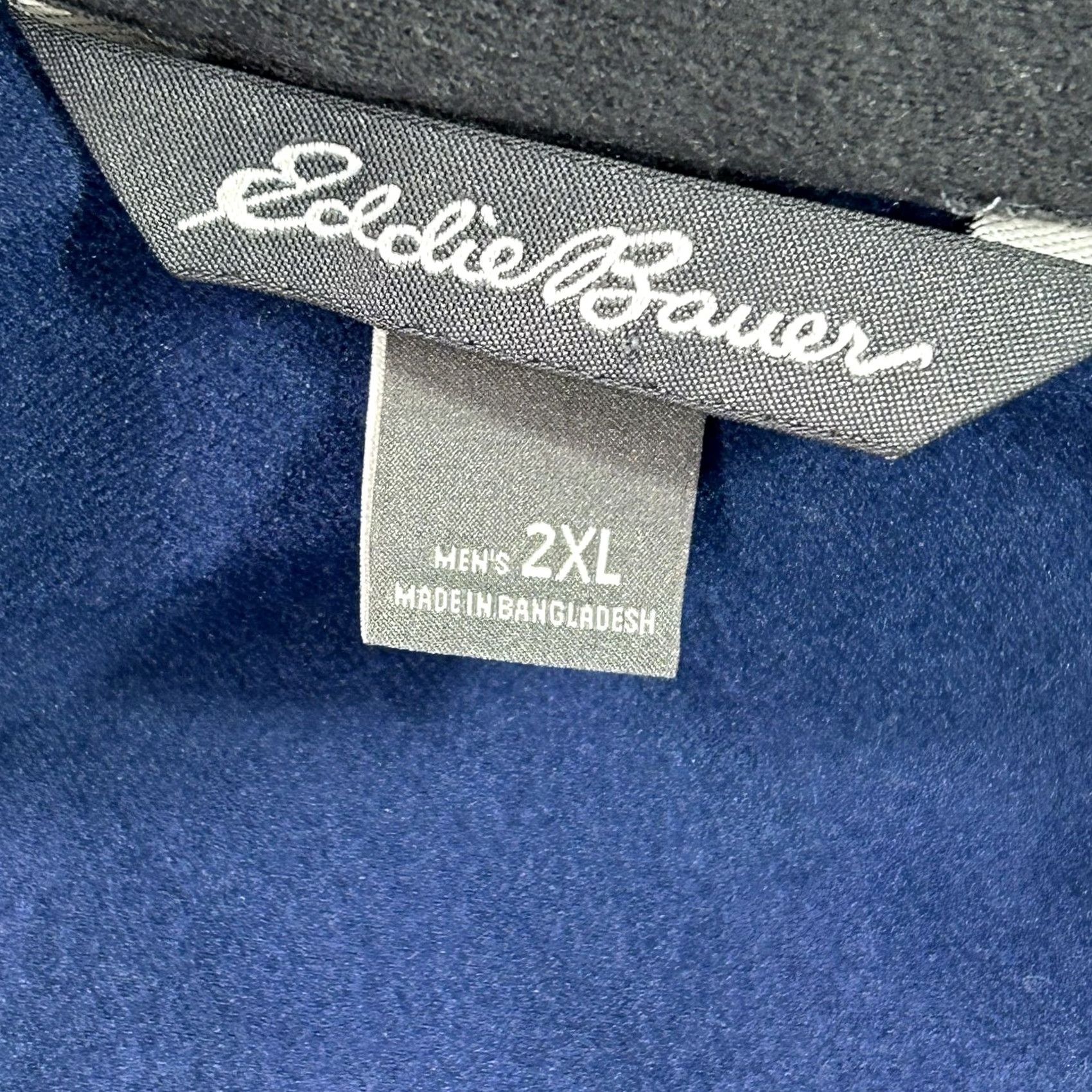 Eddie Bauer Eddie Bauer Jacket Mens 2XL Blue Softshell Full Zip Lined Pockets Stretch Regular Fit Windbreaker Jacket (Softshell) Size US XXL / EU 58 / 5 - 4 Thumbnail