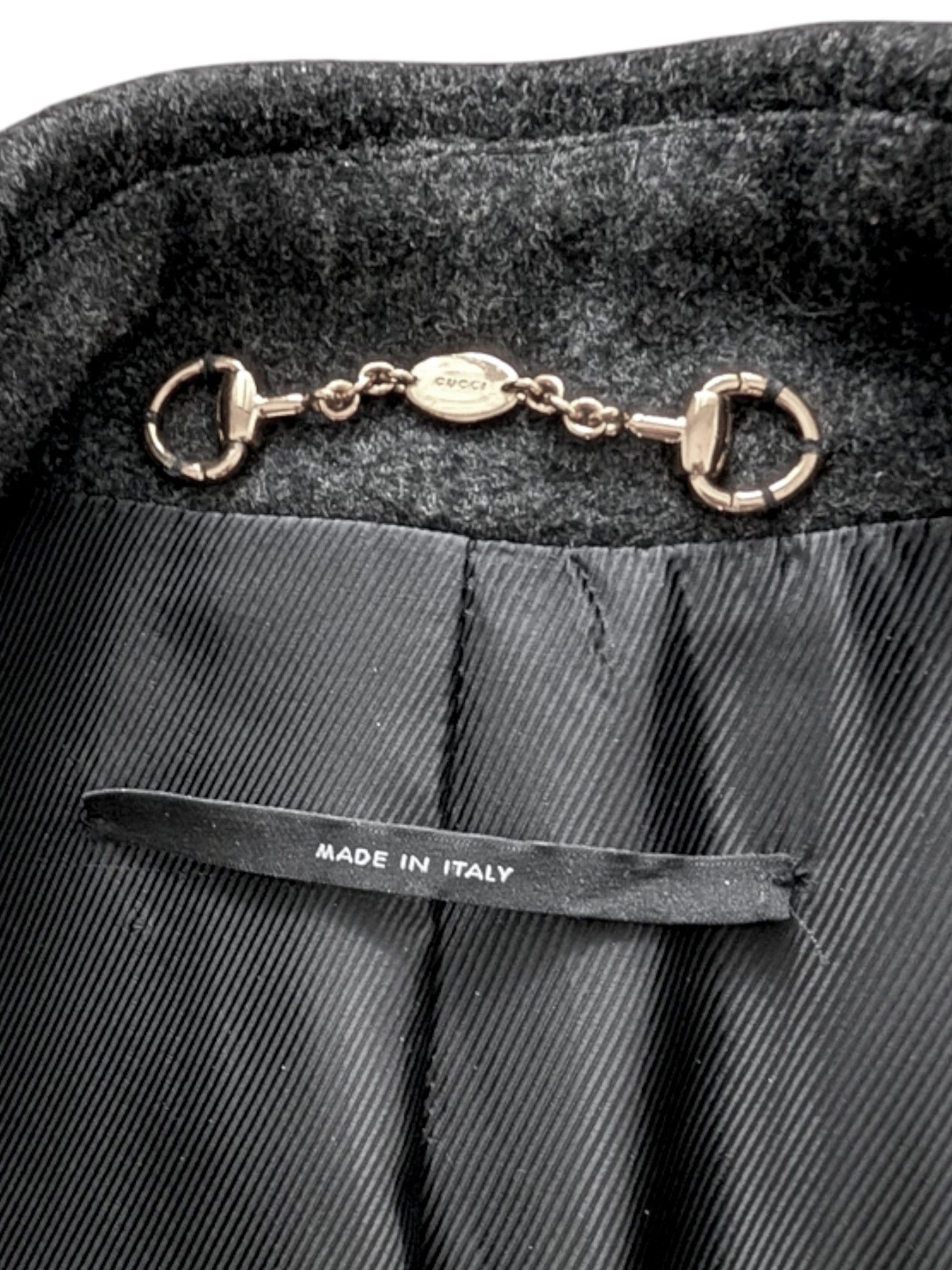 Gucci Llama Wool Military Coat with Epaulettes, c. 2011