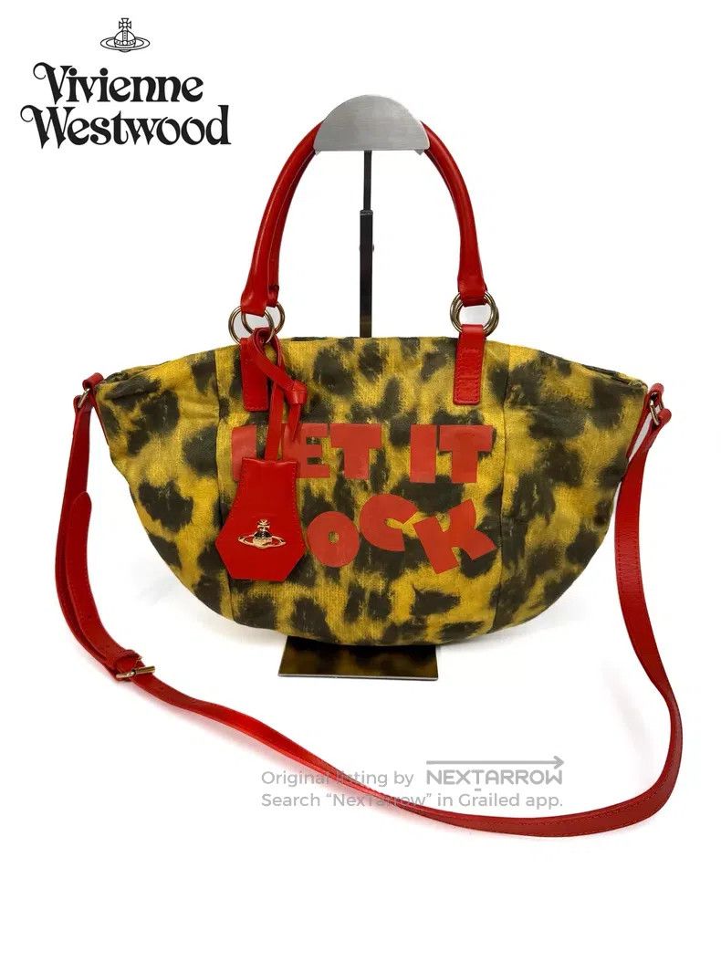 Vivienne Westwood Vivienne Westwood size OS Let it Rock Leopard Print Tote Ba Size ONE SIZE - 1 Thumbnail