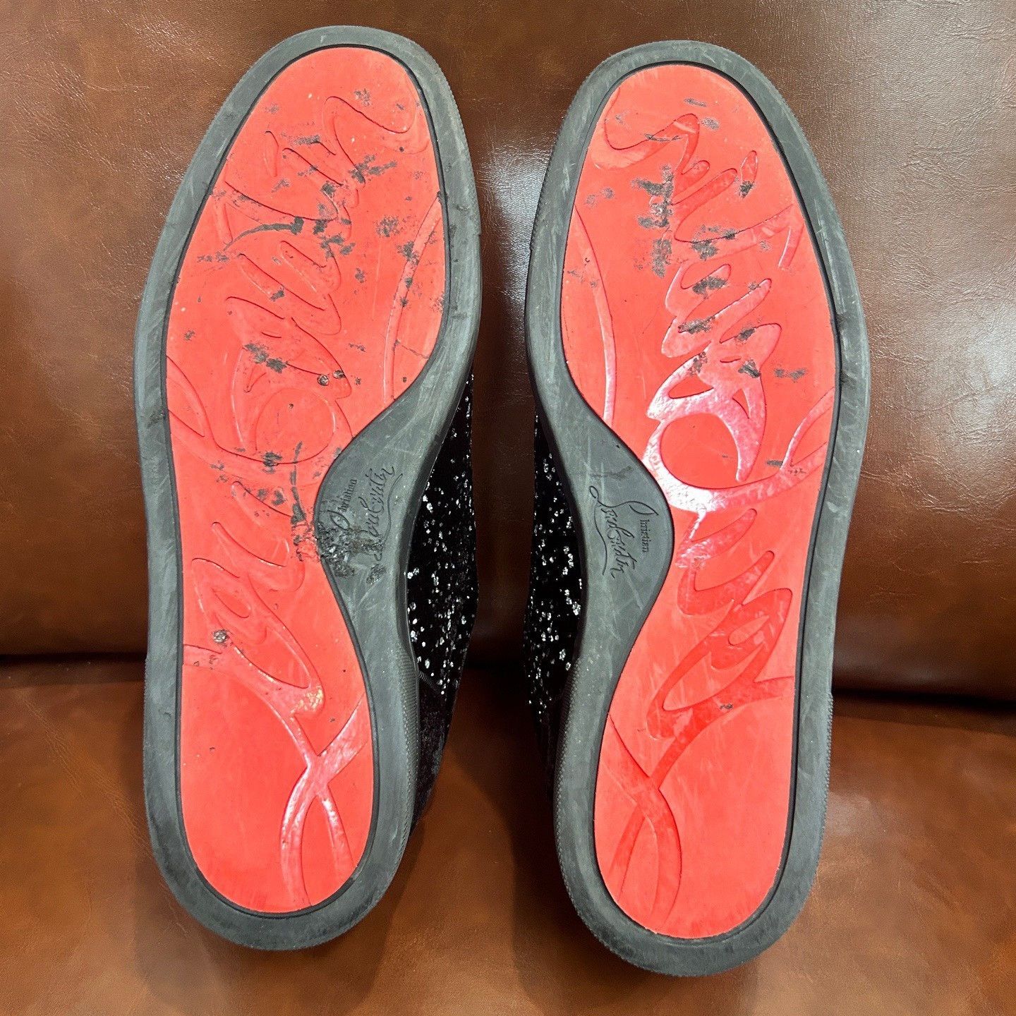 Christian Louboutin CL Black Diamond Casual Shoes Size US 9 / EU 42 - 5 Thumbnail