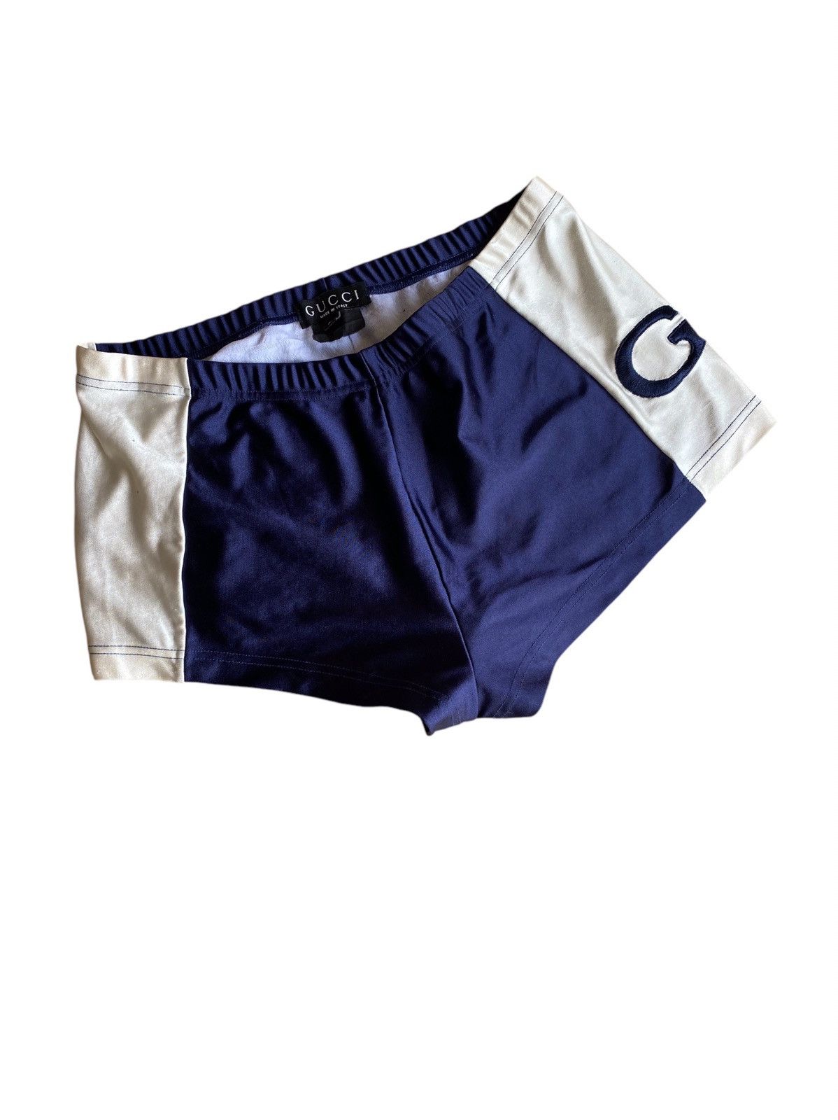 Gucci Vintage Gucci swimtrunk G side logo Size US 31 - 1 Thumbnail
