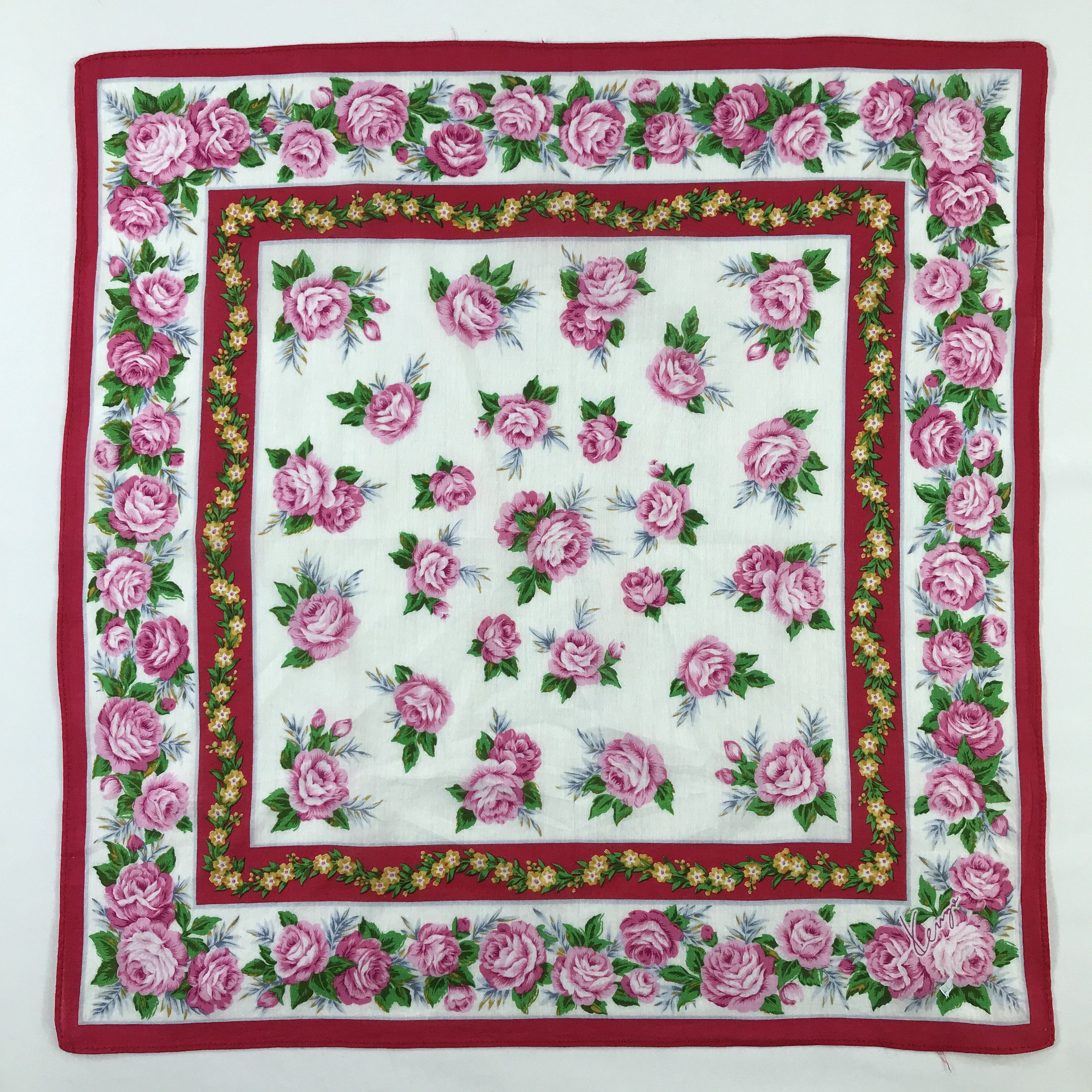 Kenzo × Vintage Kenzo Bandana / Handkerchief / Neckerchief - S740 Size ONE SIZE - 1 Thumbnail