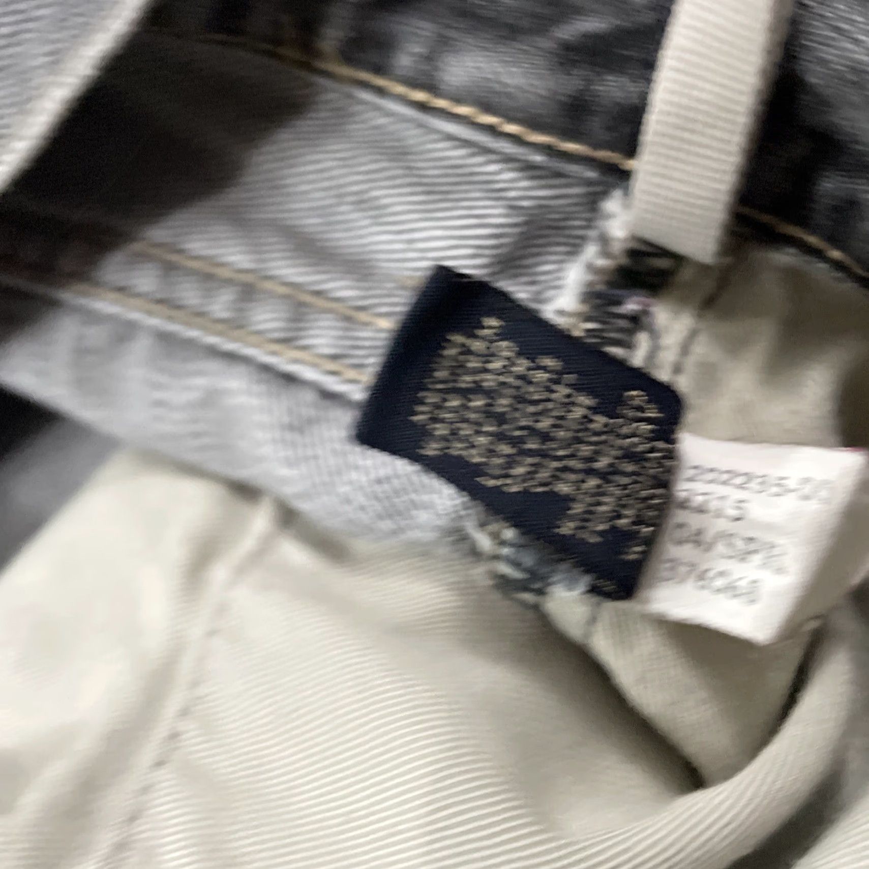 Banana Republic VINTAGE Banana Republic Jeans Men 35x32 Gray Straight Denim 2004 Y2k Paint Distressed 5-Pocket Band: Banana Republic Straight Leg Mens Regular stands Size US 35 - 7 Thumbnail