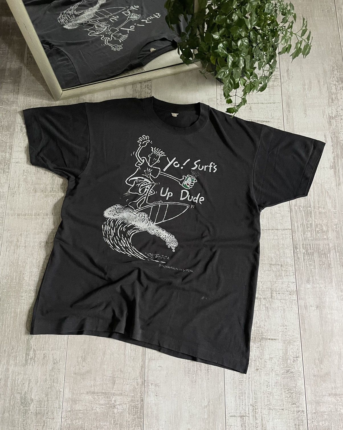 Cartoon Network × Vintage Vintage 1985 Fido Dido 7up T-Shirt Surf Humor Promo Art RARE Size US L / EU 52-54 / 3 - 1 Thumbnail
