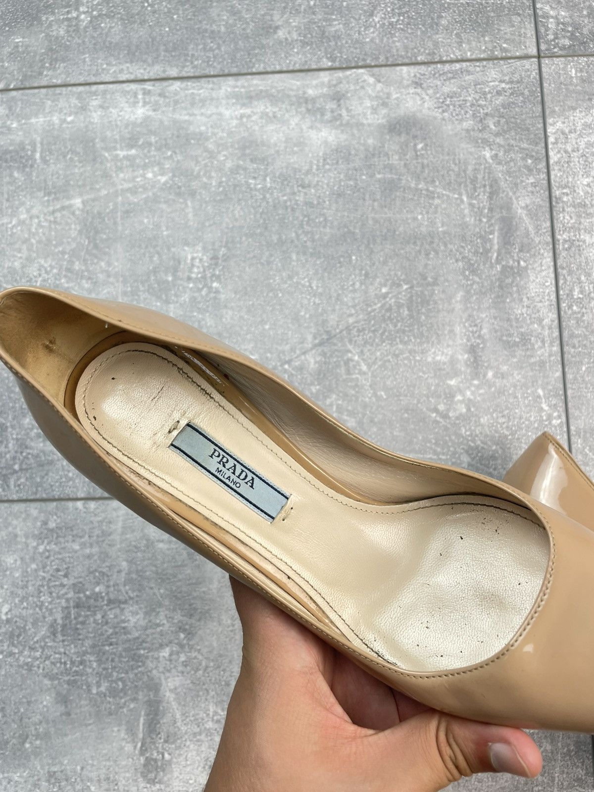 Prada Prada Patent Leather Heels Size US 6 / IT 36 - 7 Thumbnail
