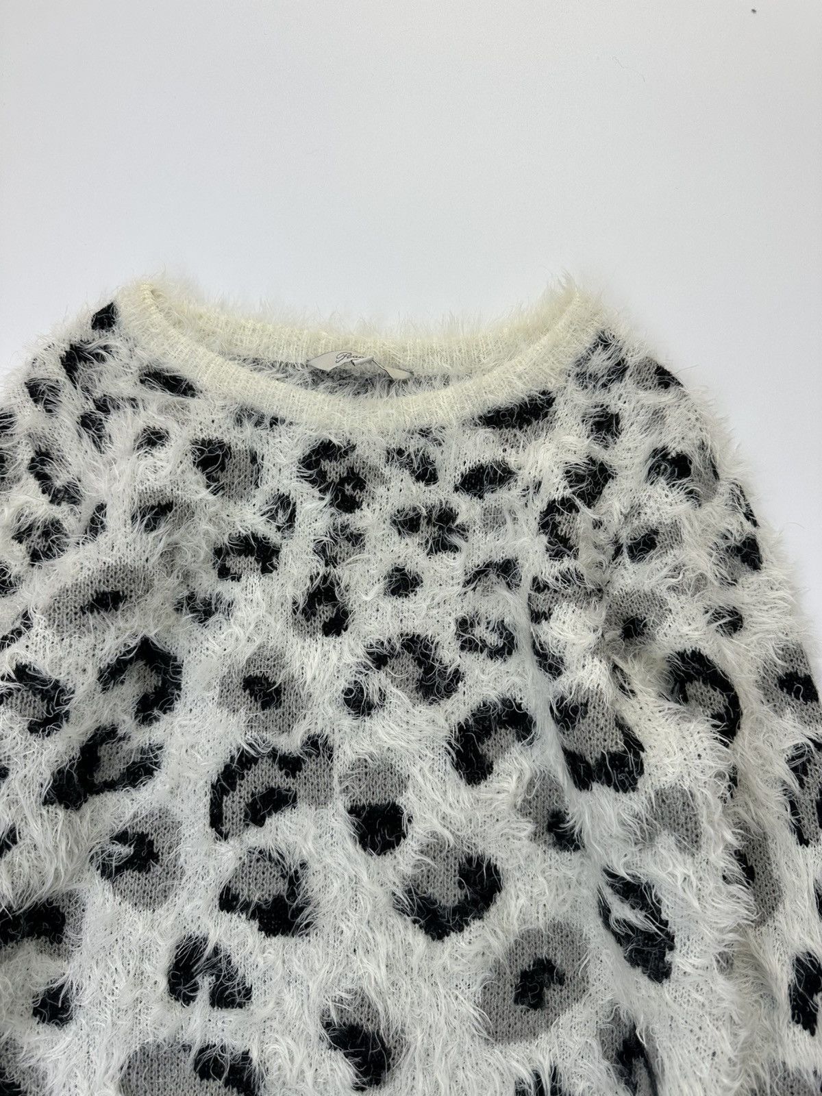 Japanese Brand Faux Fur Style Women’s Swearer Plaid White Size M / US 6-8 / IT 42-44 - 6 Thumbnail