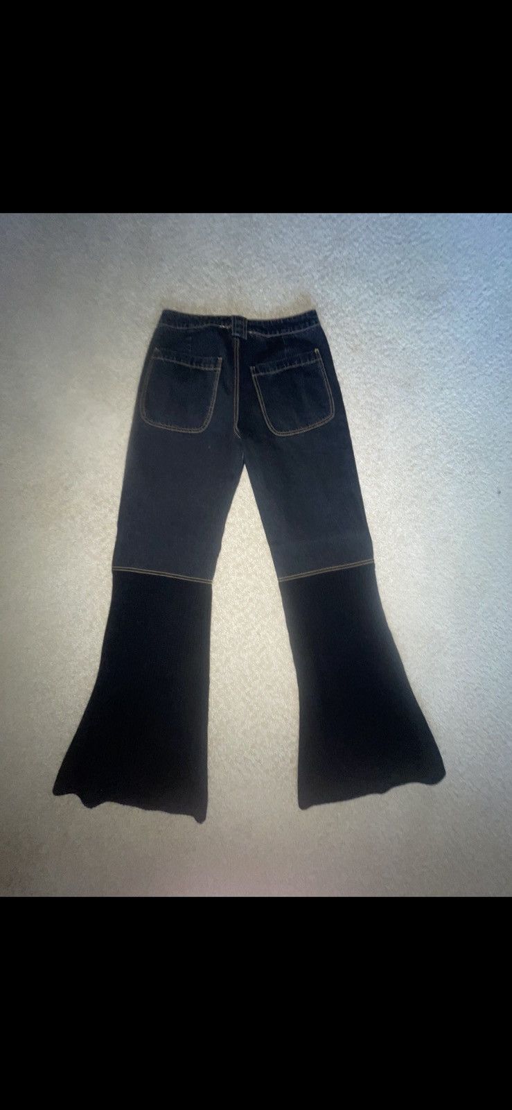 Telfar Telfar denim knit sweatpants flared pants Size US 32 / EU 48 - 7 Thumbnail