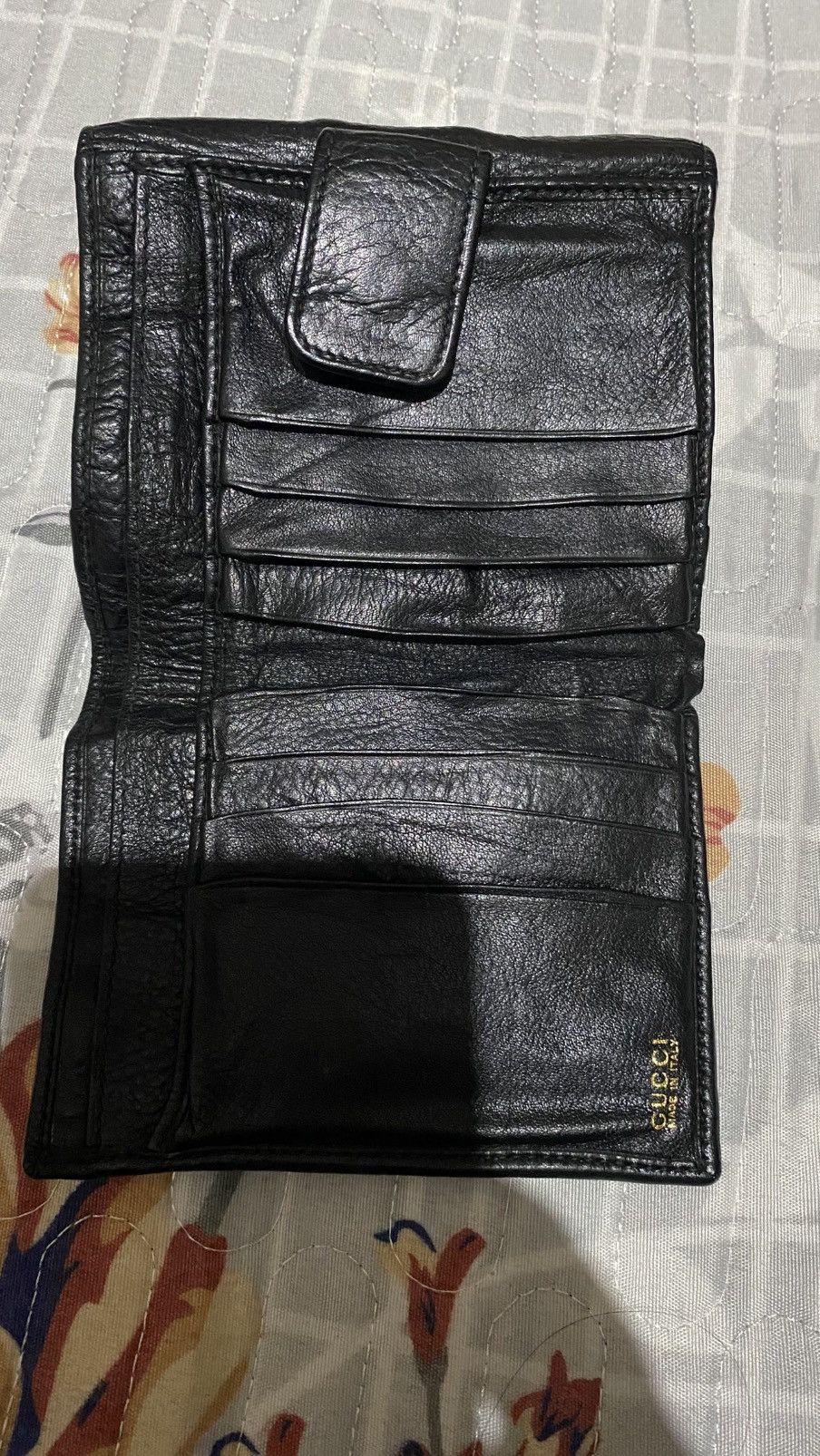 Gucci Gucci Wallet Color Black W-hook Unisex Fashion Size ONE SIZE - 10 Thumbnail