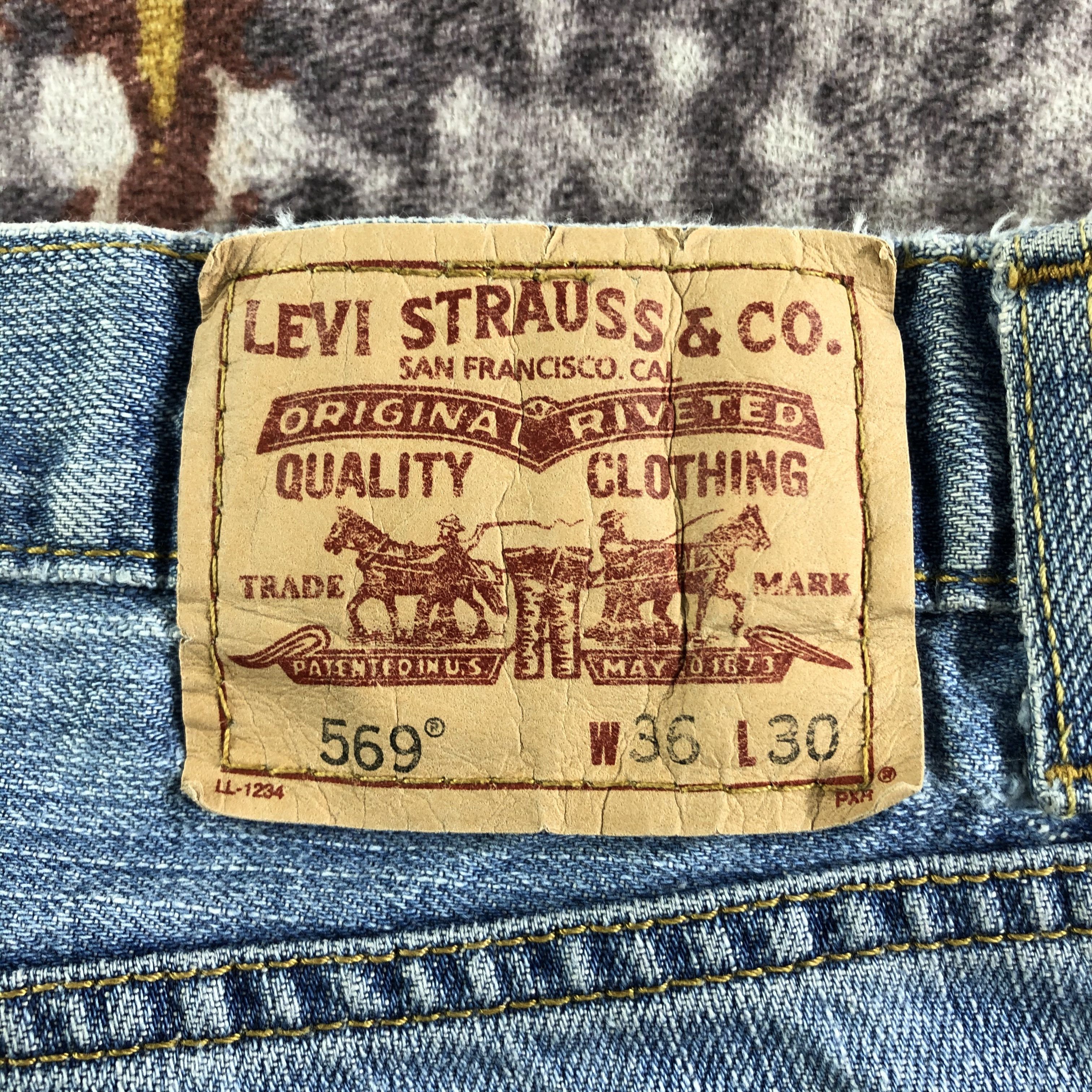 Levi's × Vintage Vintage Blue Wash Levis 569 Jeans-JM3463 Size US 38 / EU 54 - 8 Thumbnail