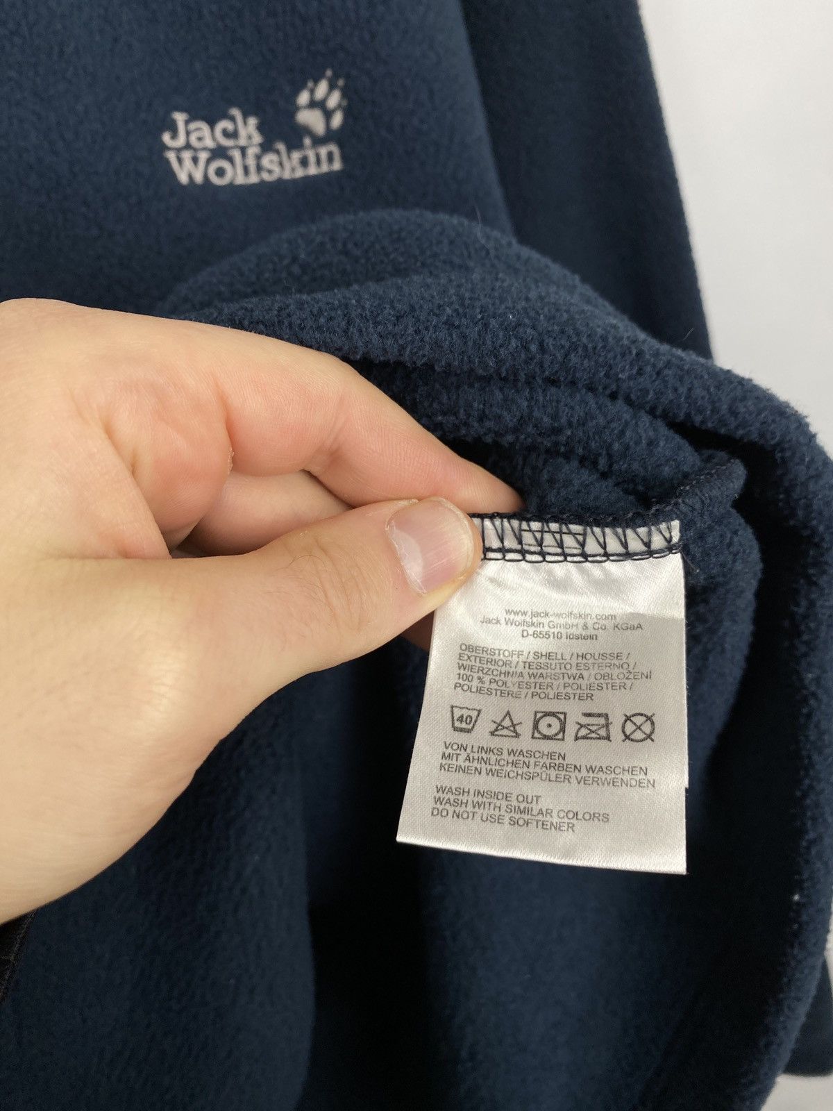 Jack Wolfskin 🧗🇺🇸 Y2K Jack Wolfskin Fleece Hoodie Rare Retro Hype Size US L / EU 52-54 / 3 - 13 Thumbnail