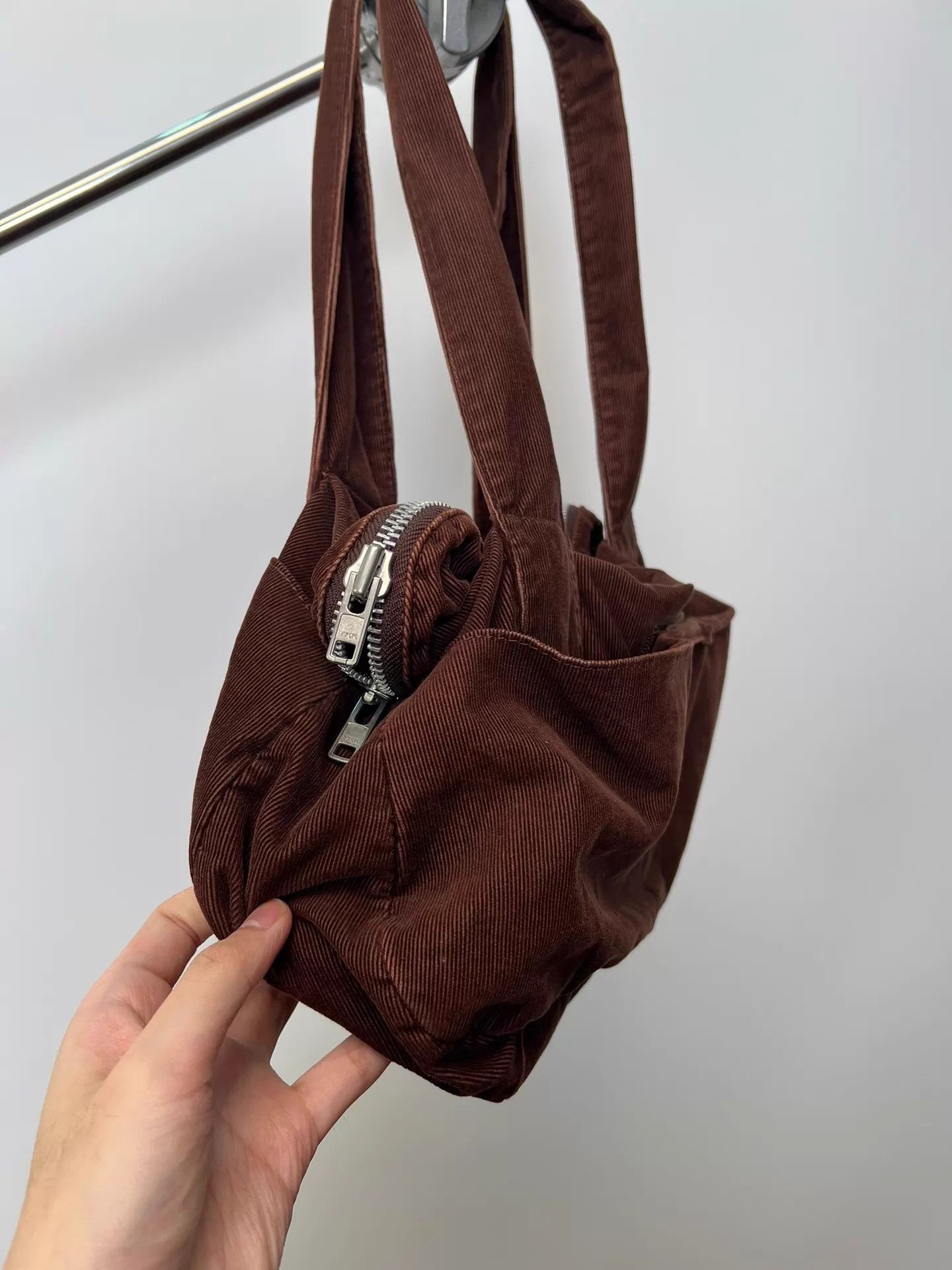 Yohji Yamamoto Yohji Yamamoto ys tan corduroy baguette (wider short) Size ONE SIZE - 3 Thumbnail