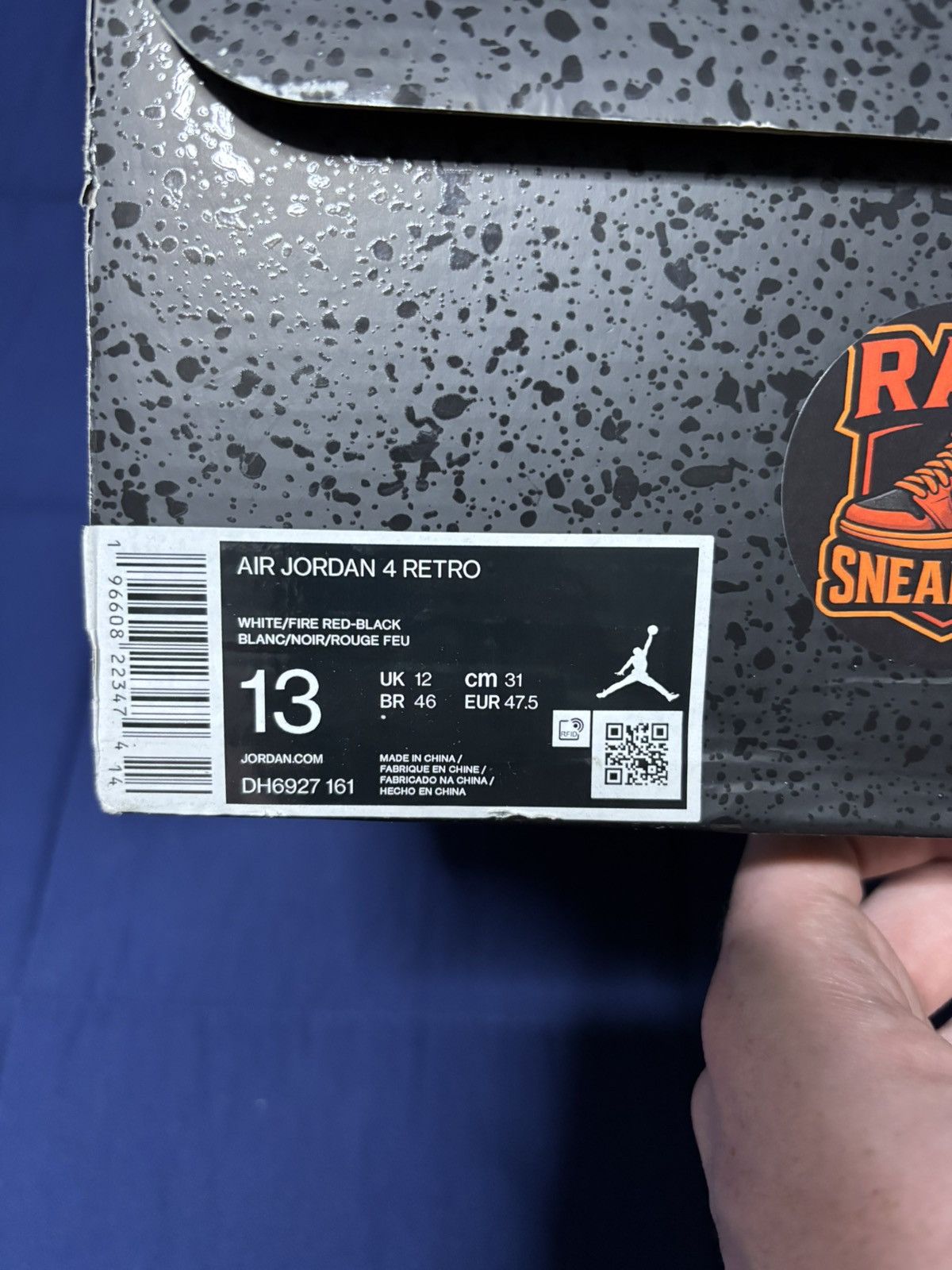 Jordan Brand Jordan 4 Retro Red Cement 2023 Size 13 Size US 13 / EU 46 - 8 Thumbnail