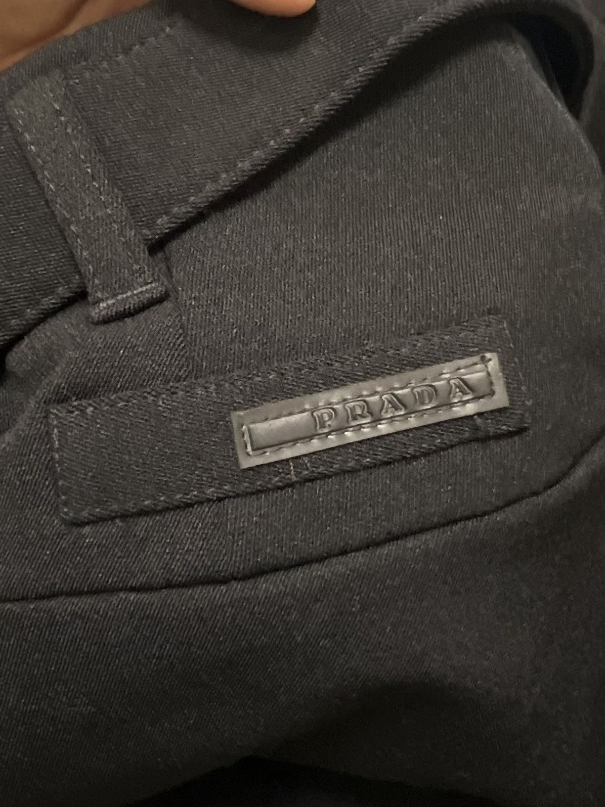 Prada 2010 LINEA ROSA PRADA SPORT BLACK TAB SKIRT Size 27" / US 4 / IT 40 - 9 Thumbnail