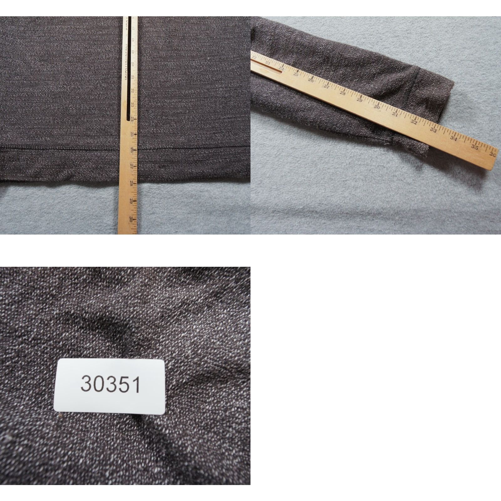 Marine Layer Marine Layer Mens Large Gray Henley Pullover Mock Neck Sweater Casual Shirt? Size US L / EU 52-54 / 3 - 9 Thumbnail