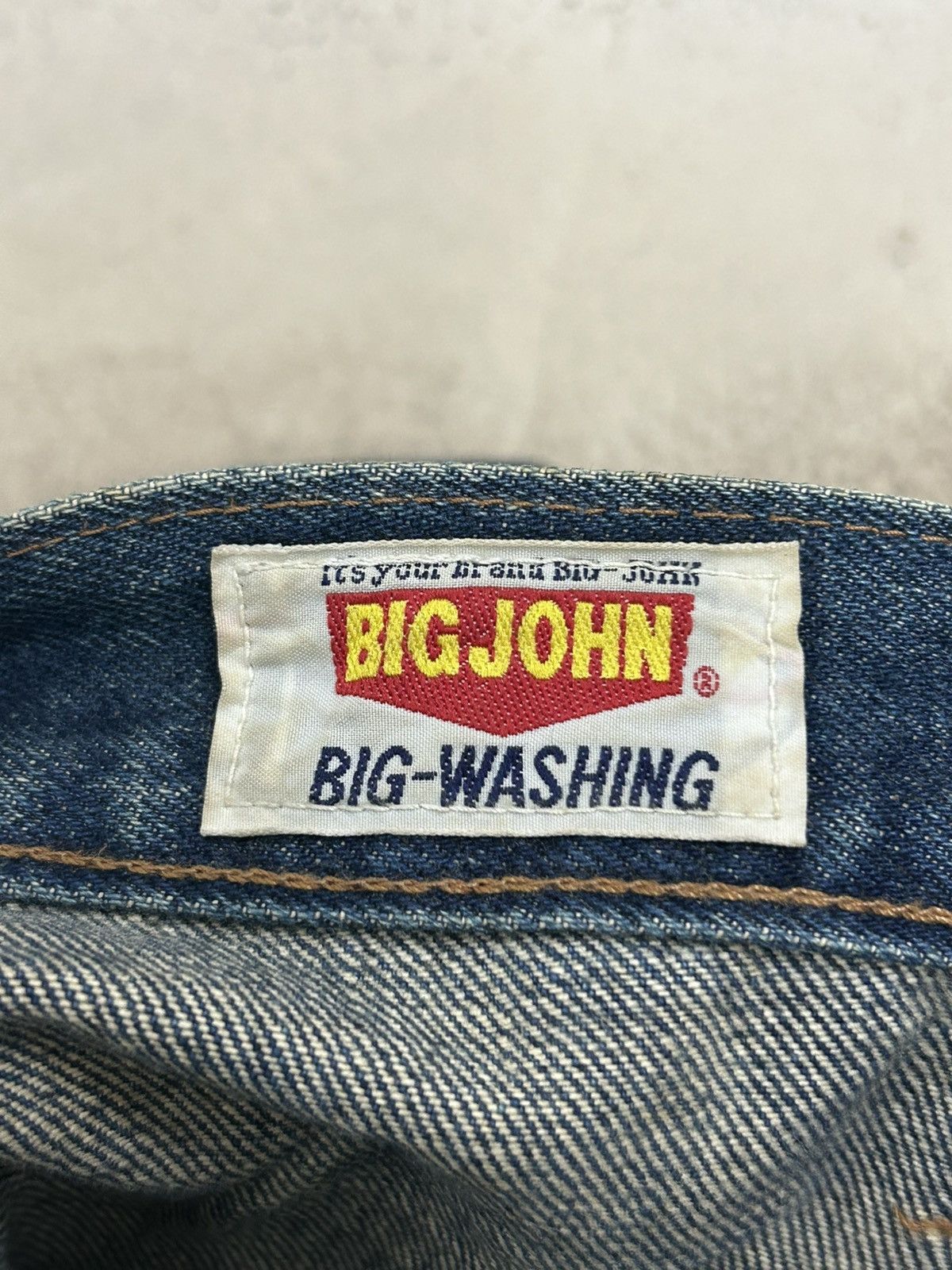 Big John Vintage 80s Big John Bell Bottom Mid Rise Mud Washed Size US 29 - 17 Thumbnail