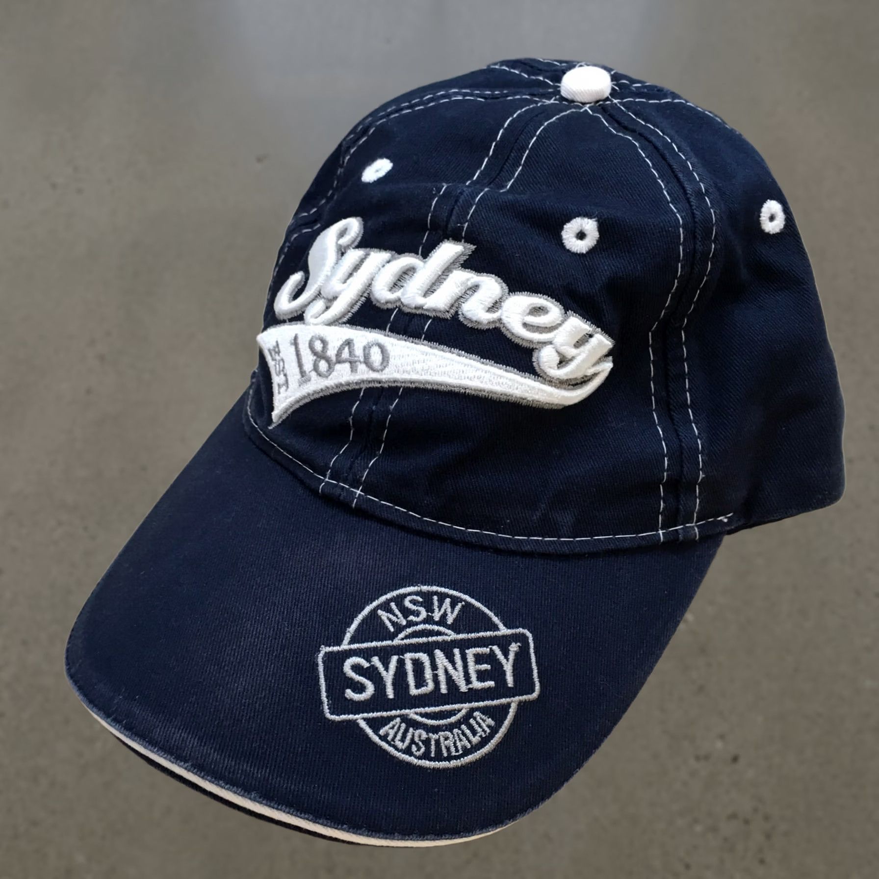 Logo 7 JoeyRoo Australia Baseball Hat Womens Blue OS Adjustable Embroidered Logo Size ONE SIZE - 1 Thumbnail