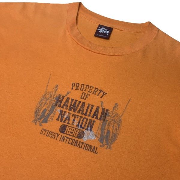 Stussy Vintage 90s Stussy Hawaiian Nation 1898 USA Single Stitch L Size US L / EU 52-54 / 3 - 3 Thumbnail