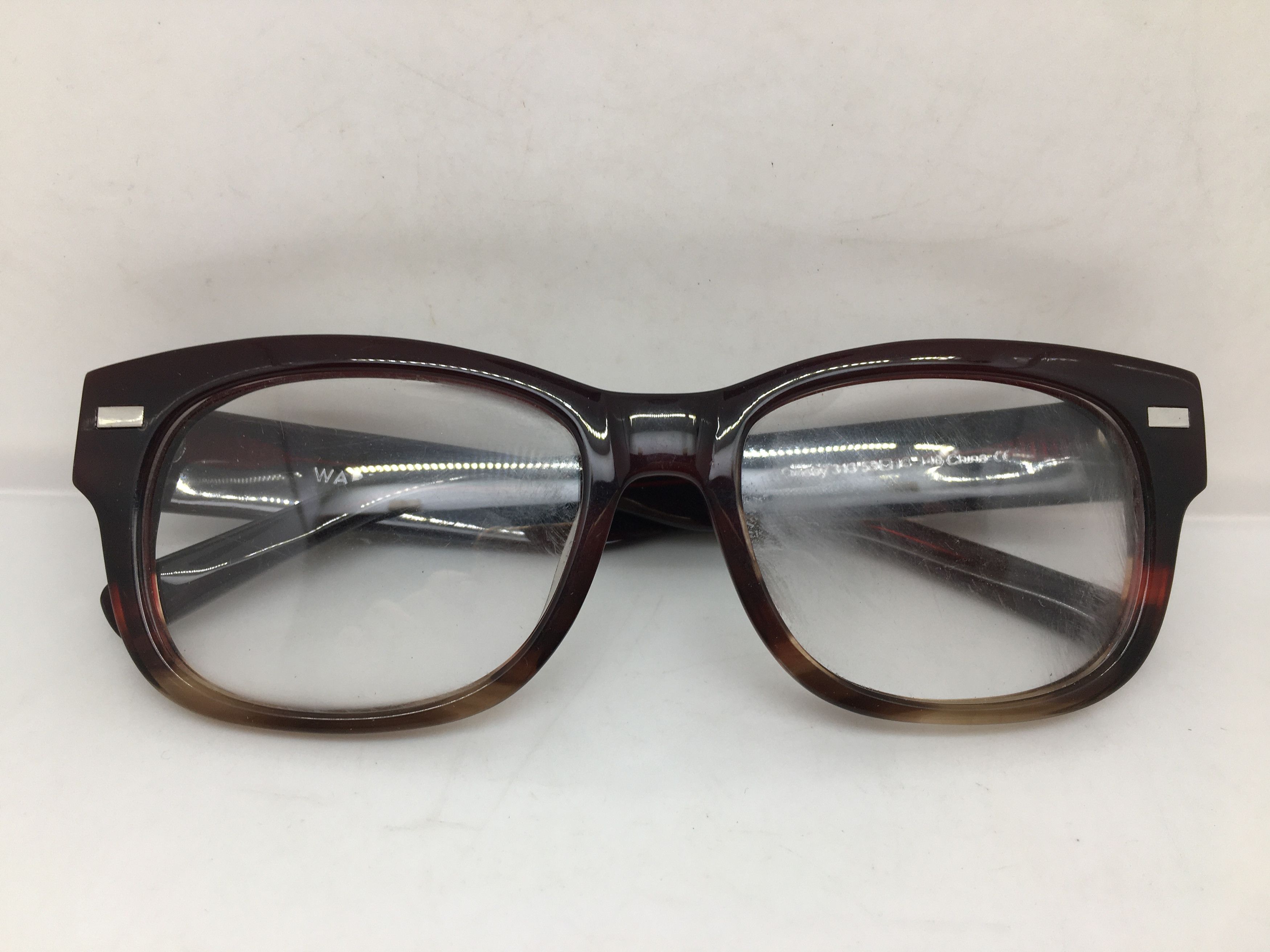 Warby Parker WARBY PARKER Crossby 313 Red Brown Eyeglasses Size ONE SIZE - 9 Thumbnail