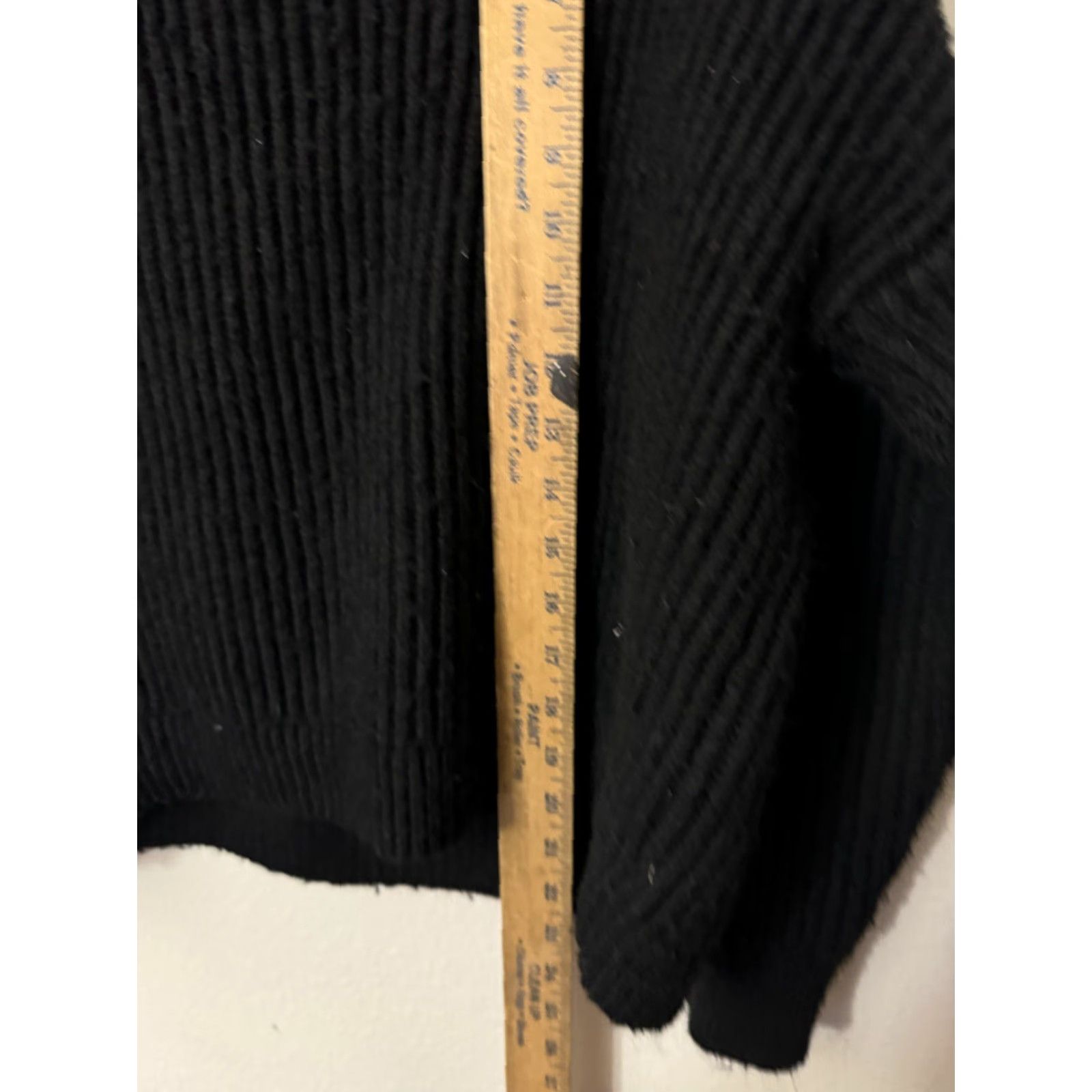 Calvin Klein Calvin Klein Womens Sweater Small Black Mock Neck Popcorn Stitch Pullover Size S / US 4 / IT 40 - 6 Thumbnail